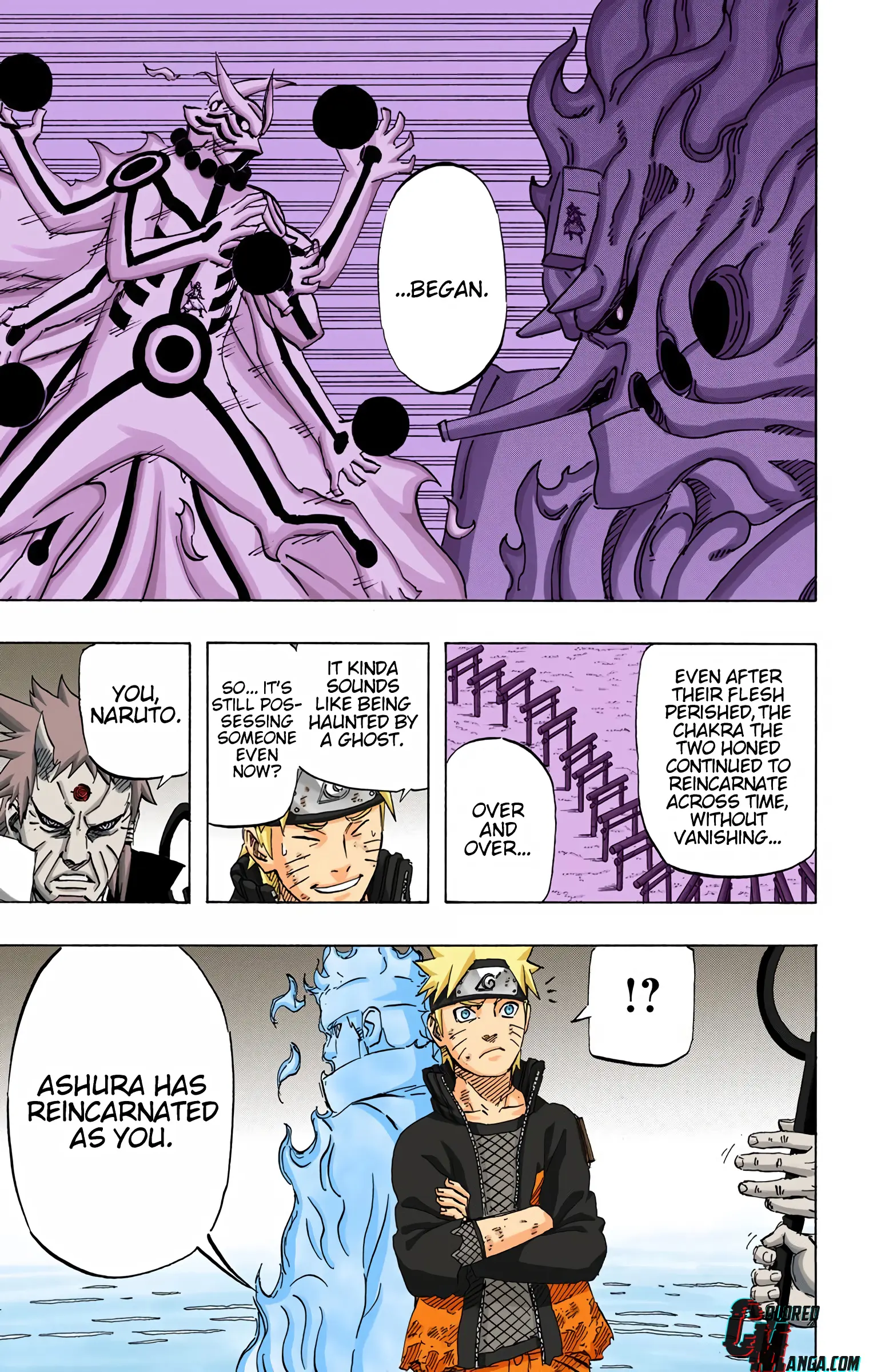 Naruto Colored Manga Online, chapter 670, page 17