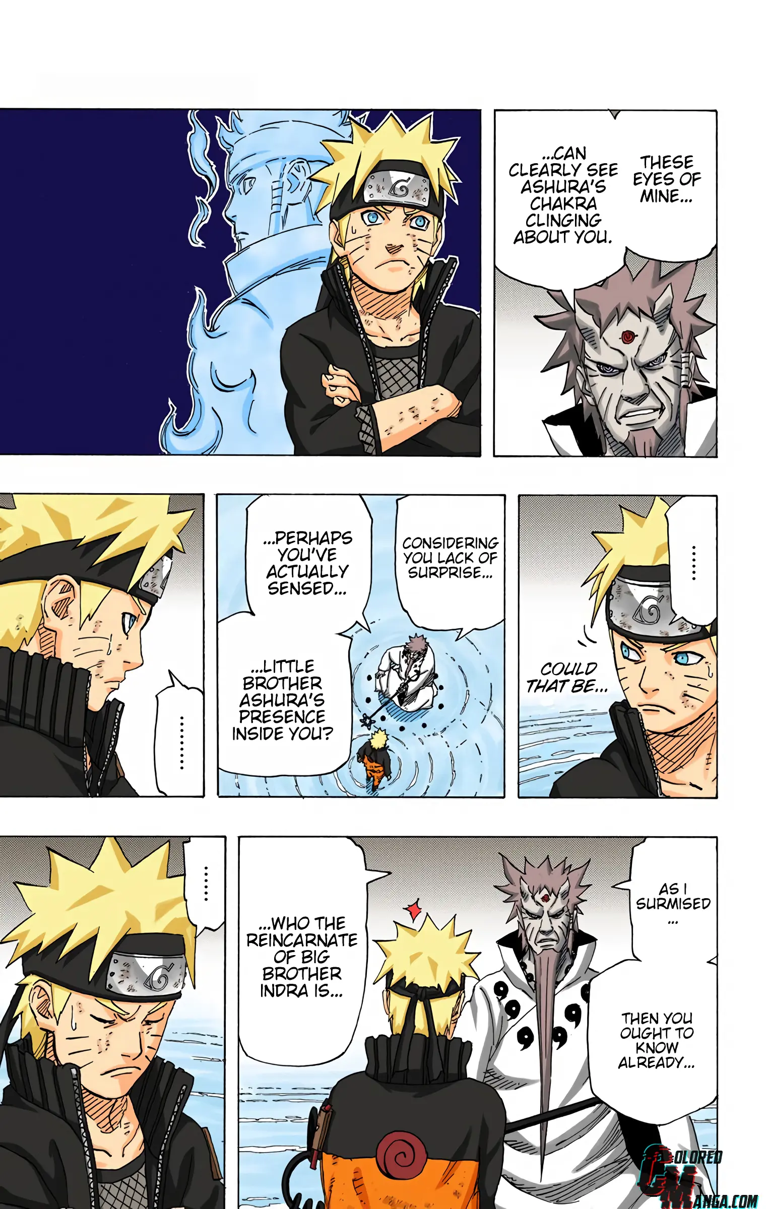 Naruto Colored Manga Online, chapter 671, page 4