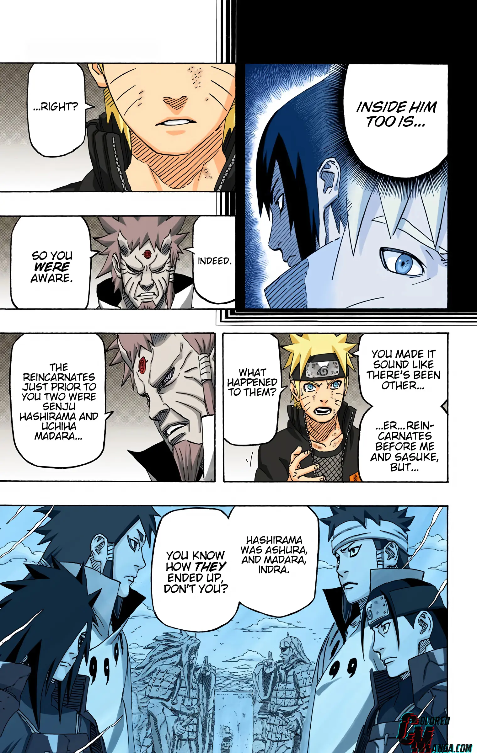 Naruto Colored Manga Online, chapter 671, page 6