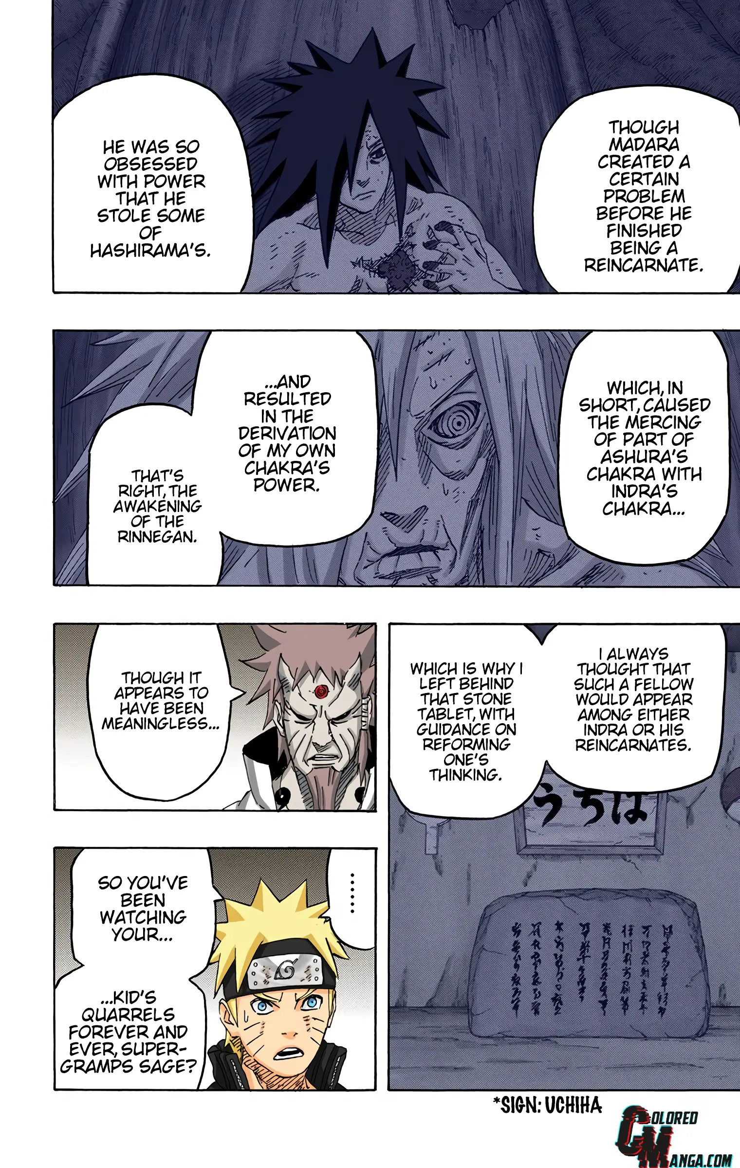 Naruto Colored Manga Online, chapter 671, page 7