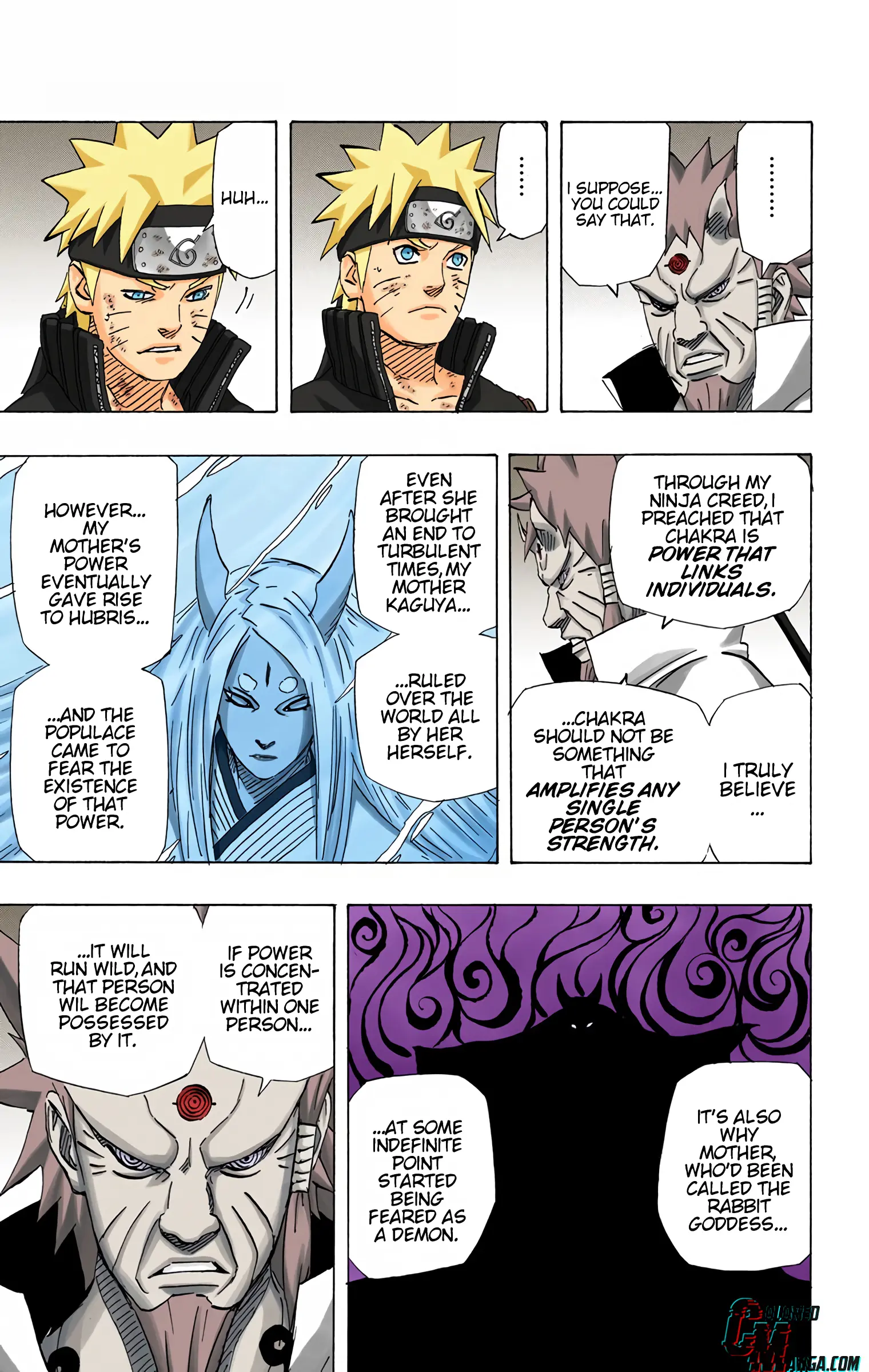 Naruto Colored Manga Online, chapter 671, page 8