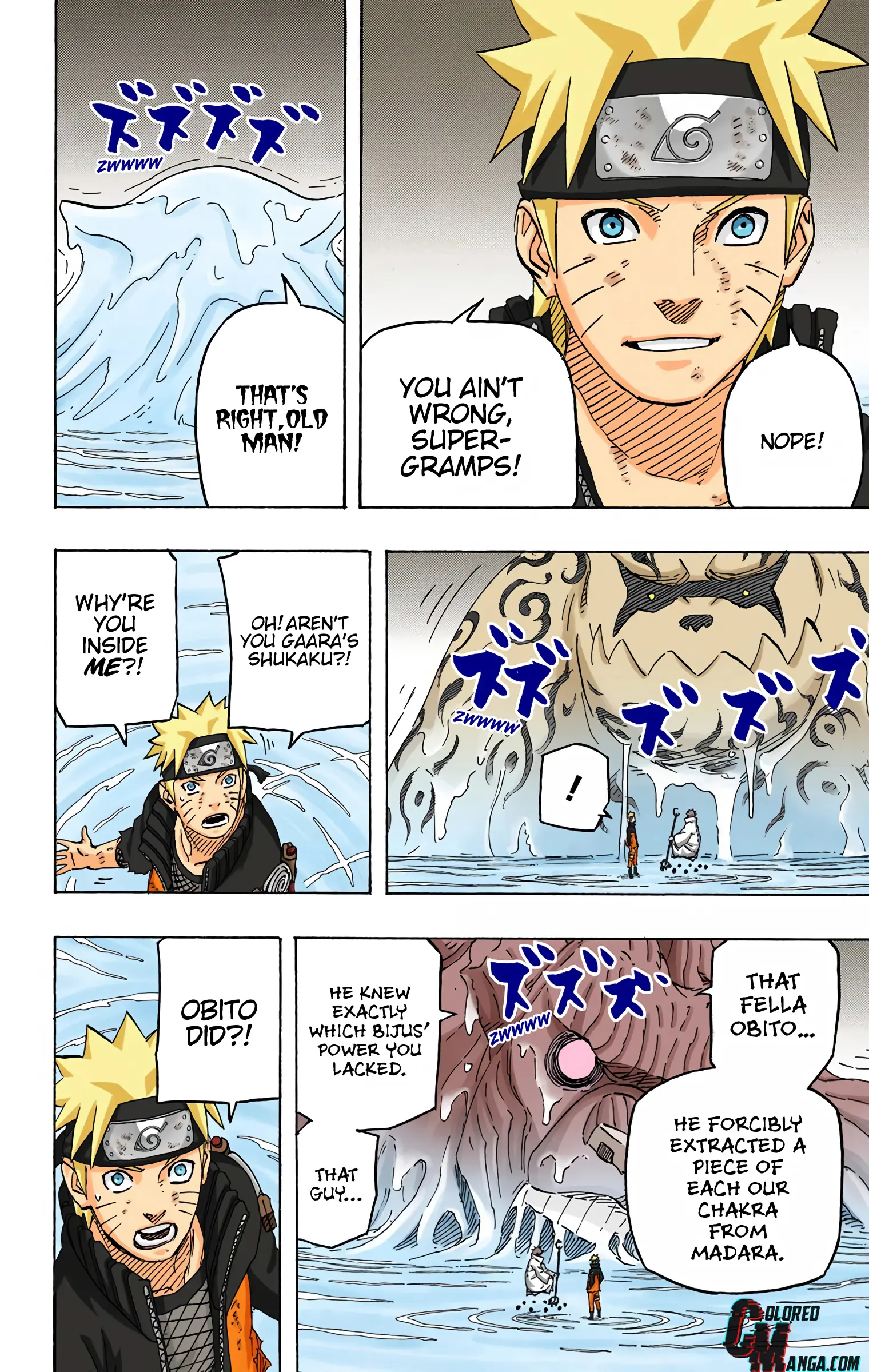 Naruto Colored Manga Online, chapter 671, page 11
