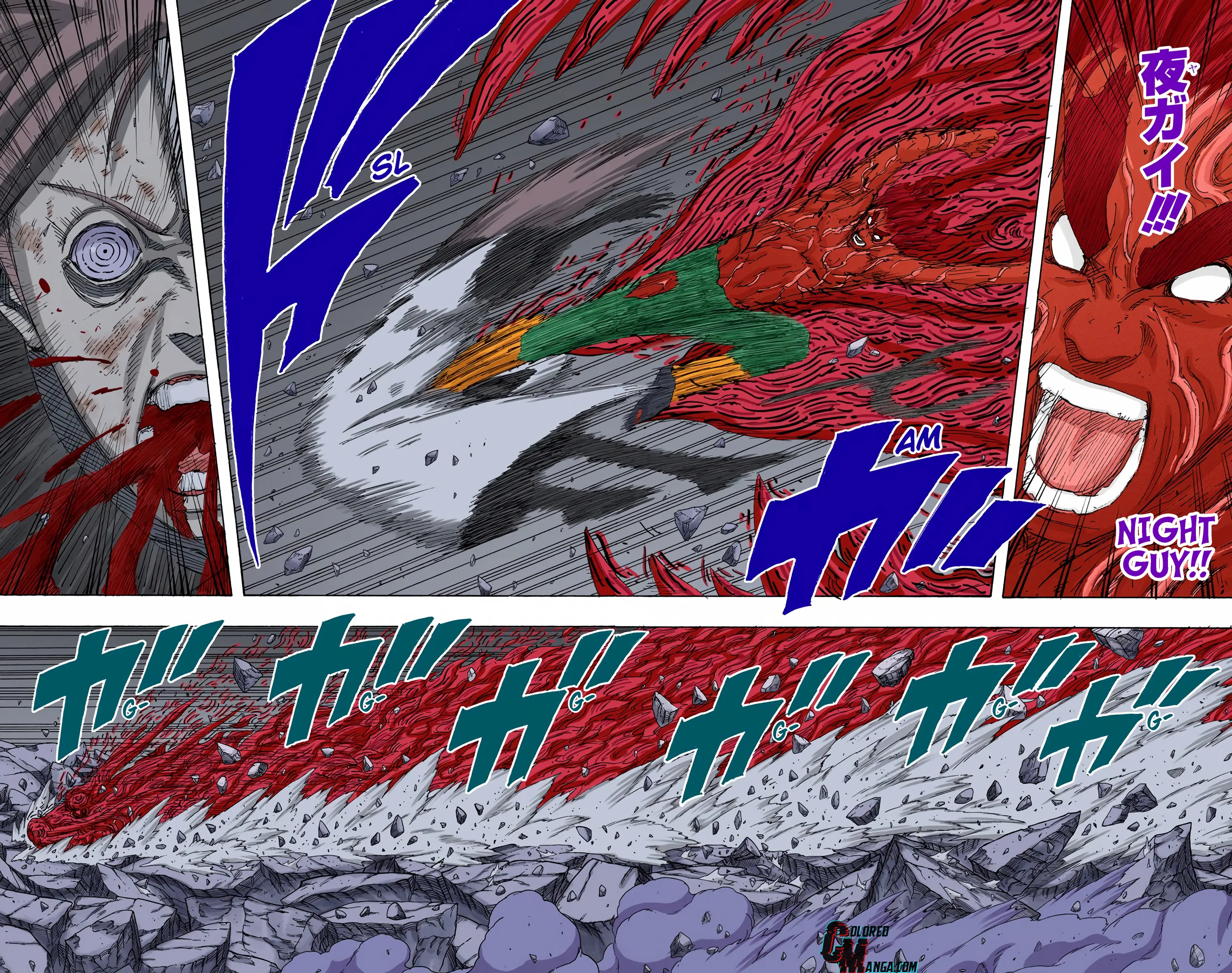 Naruto Colored Manga Online, chapter 672, page 9