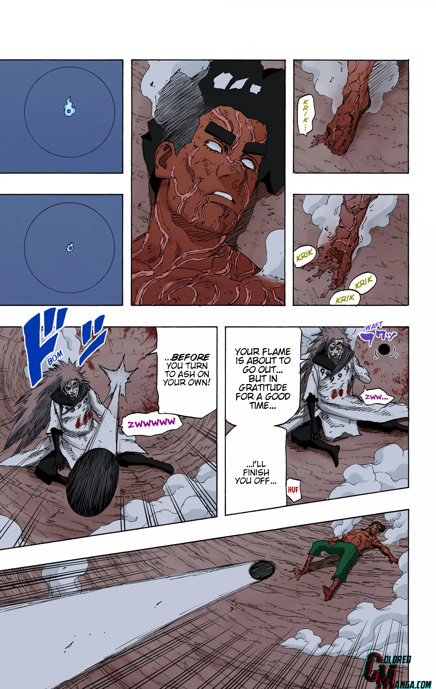 Naruto Colored Manga Online, chapter 672, page 13