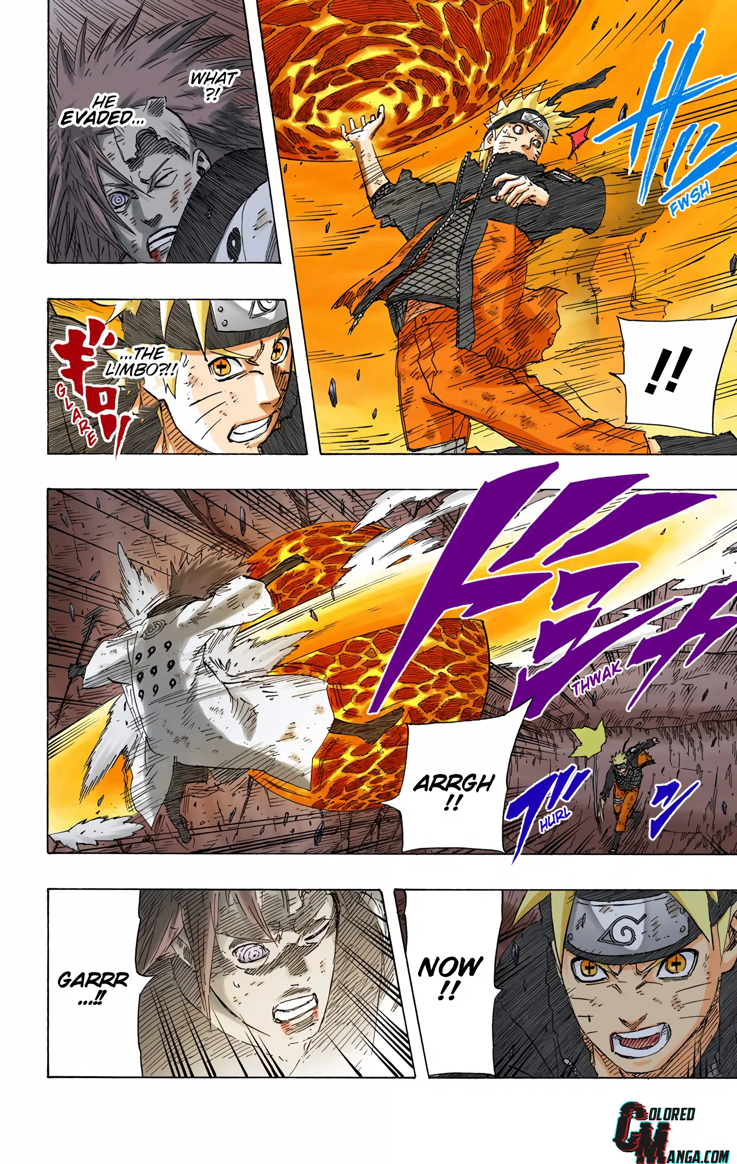 Naruto Colored Manga Online, chapter 673, page 4