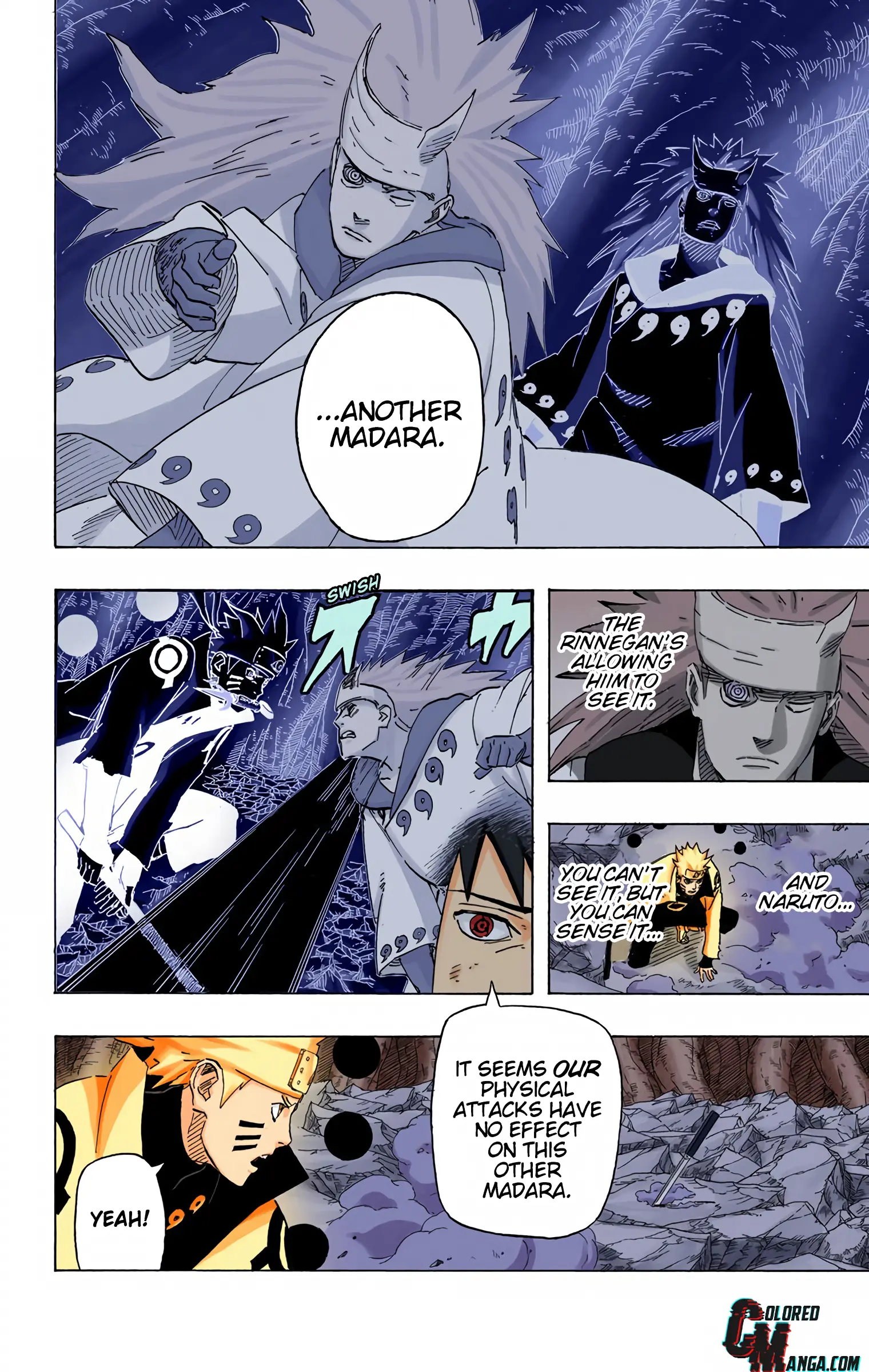 Naruto Colored Manga Online, chapter 674, page 6