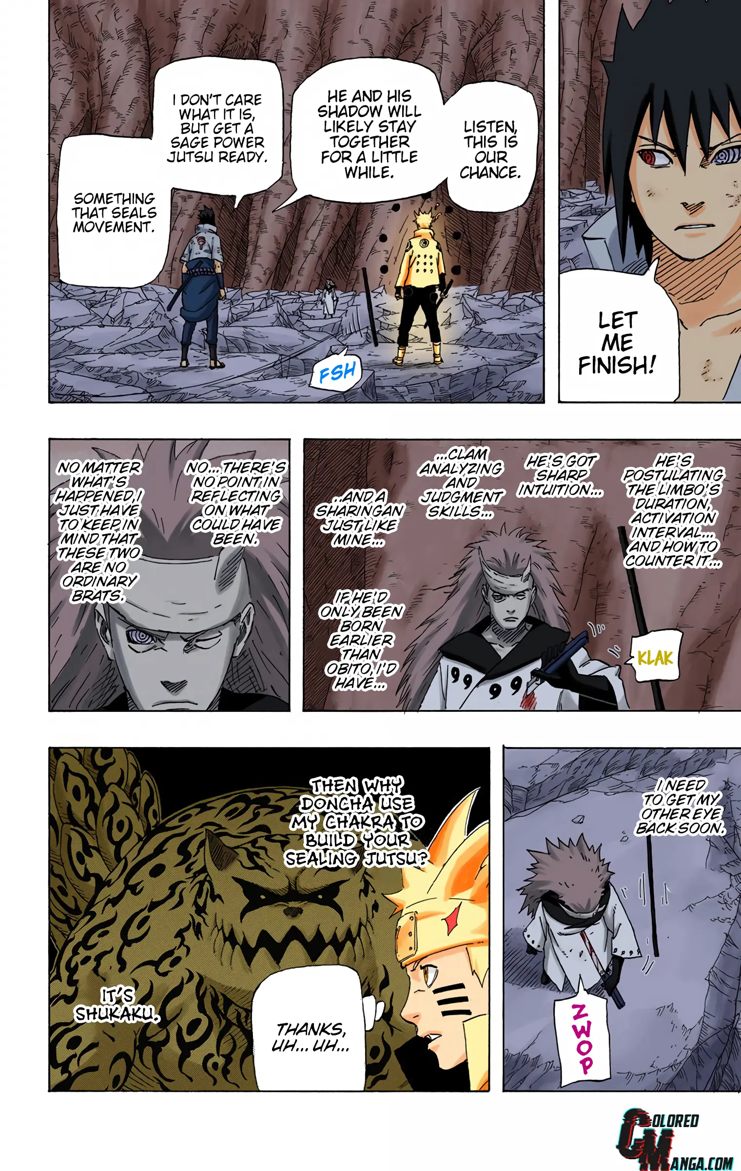 Naruto Colored Manga Online, chapter 674, page 10