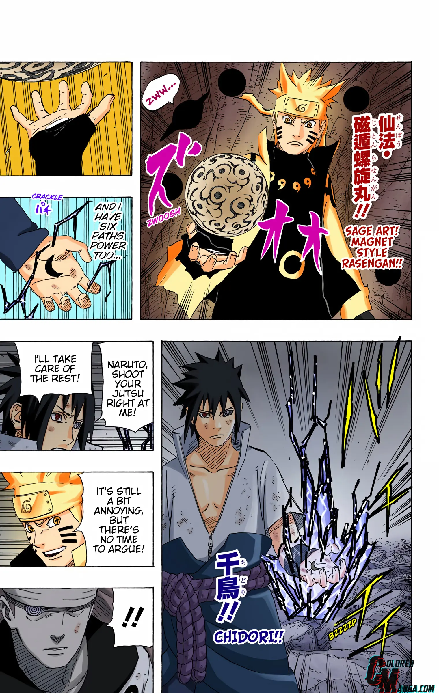 Naruto Colored Manga Online, chapter 674, page 11