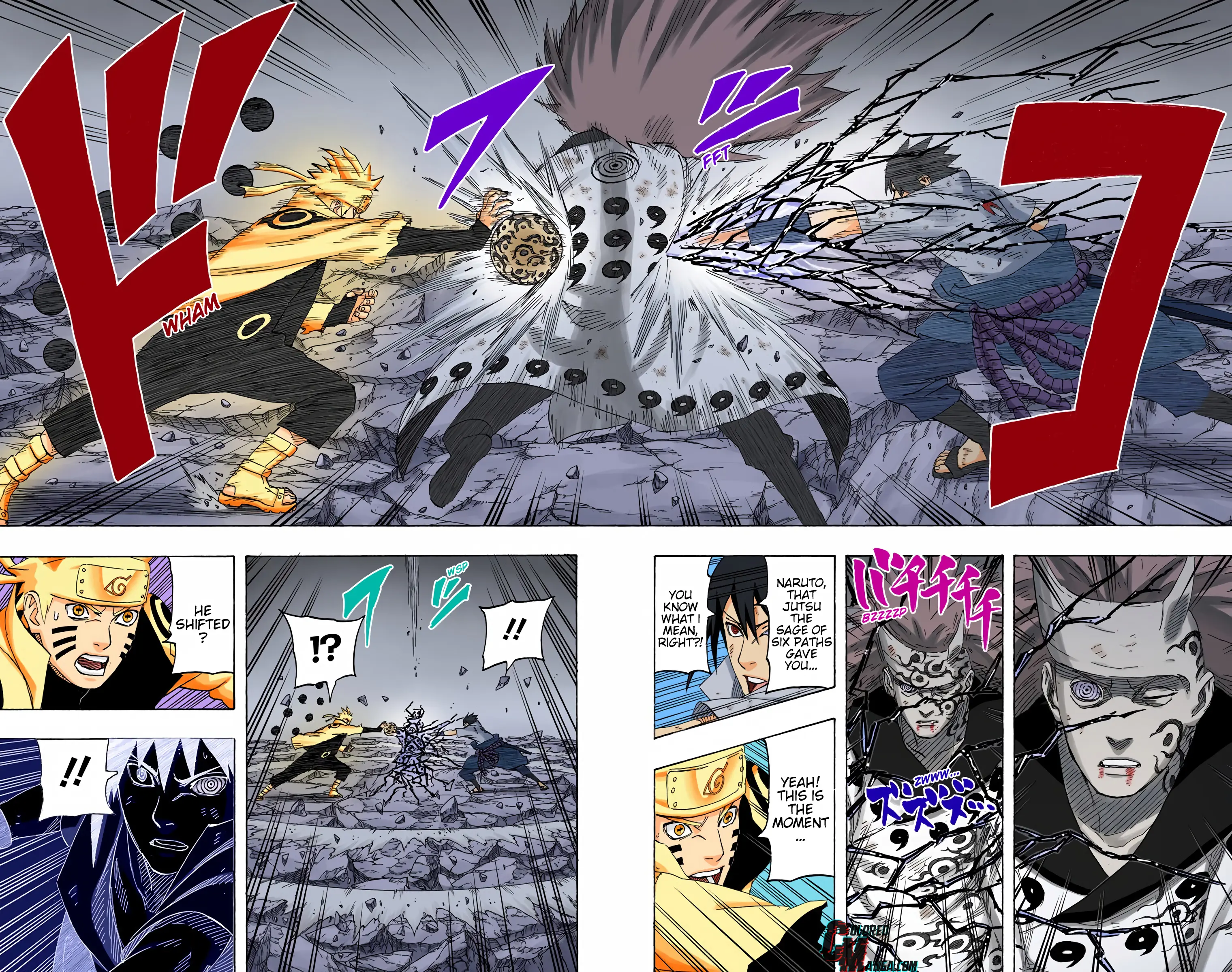 Naruto Colored Manga Online, chapter 674, page 12