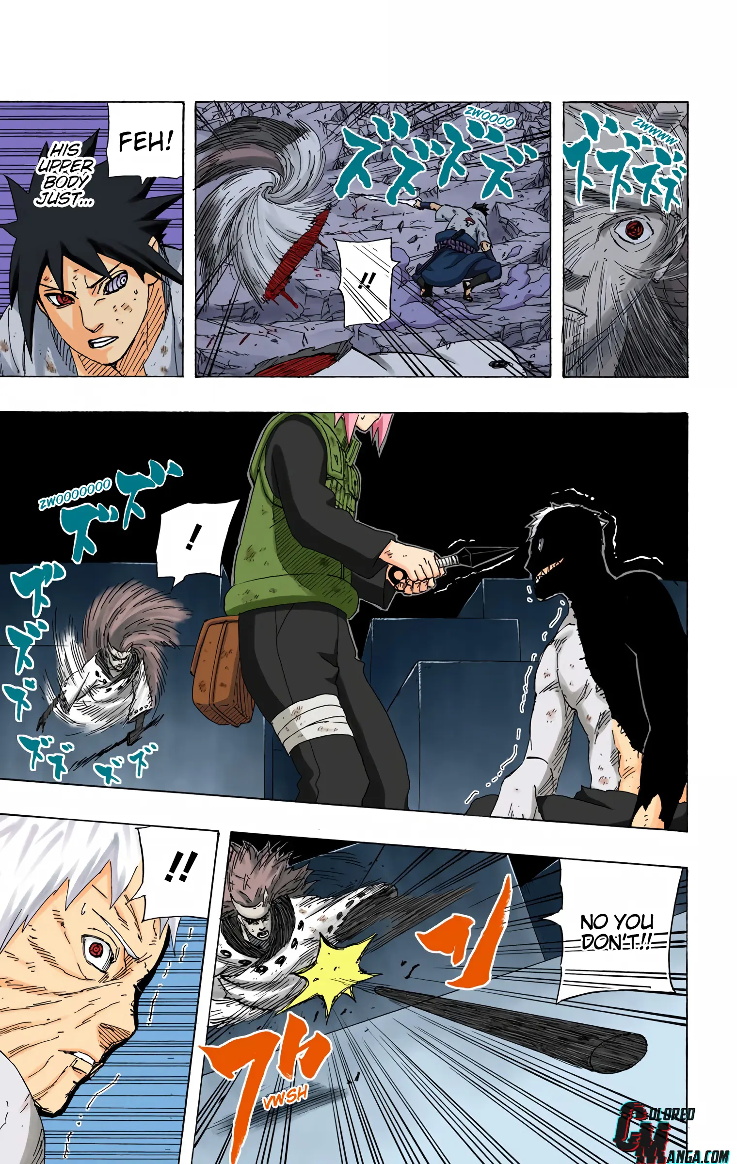 Naruto Colored Manga Online, chapter 674, page 16