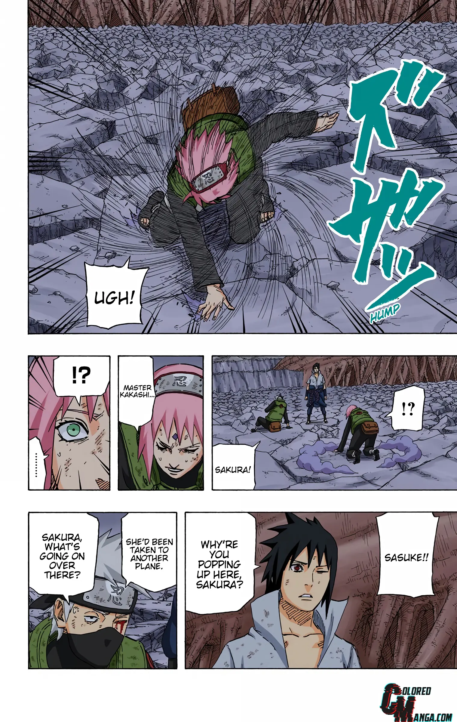 Naruto Colored Manga Online, chapter 675, page 2