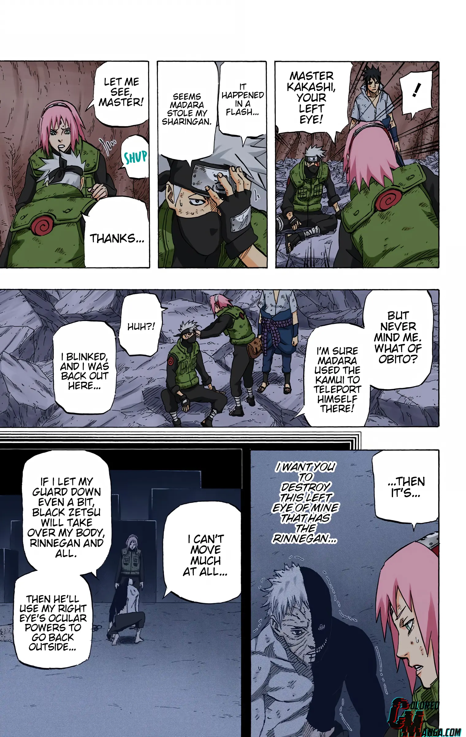 Naruto Colored Manga Online, chapter 675, page 3