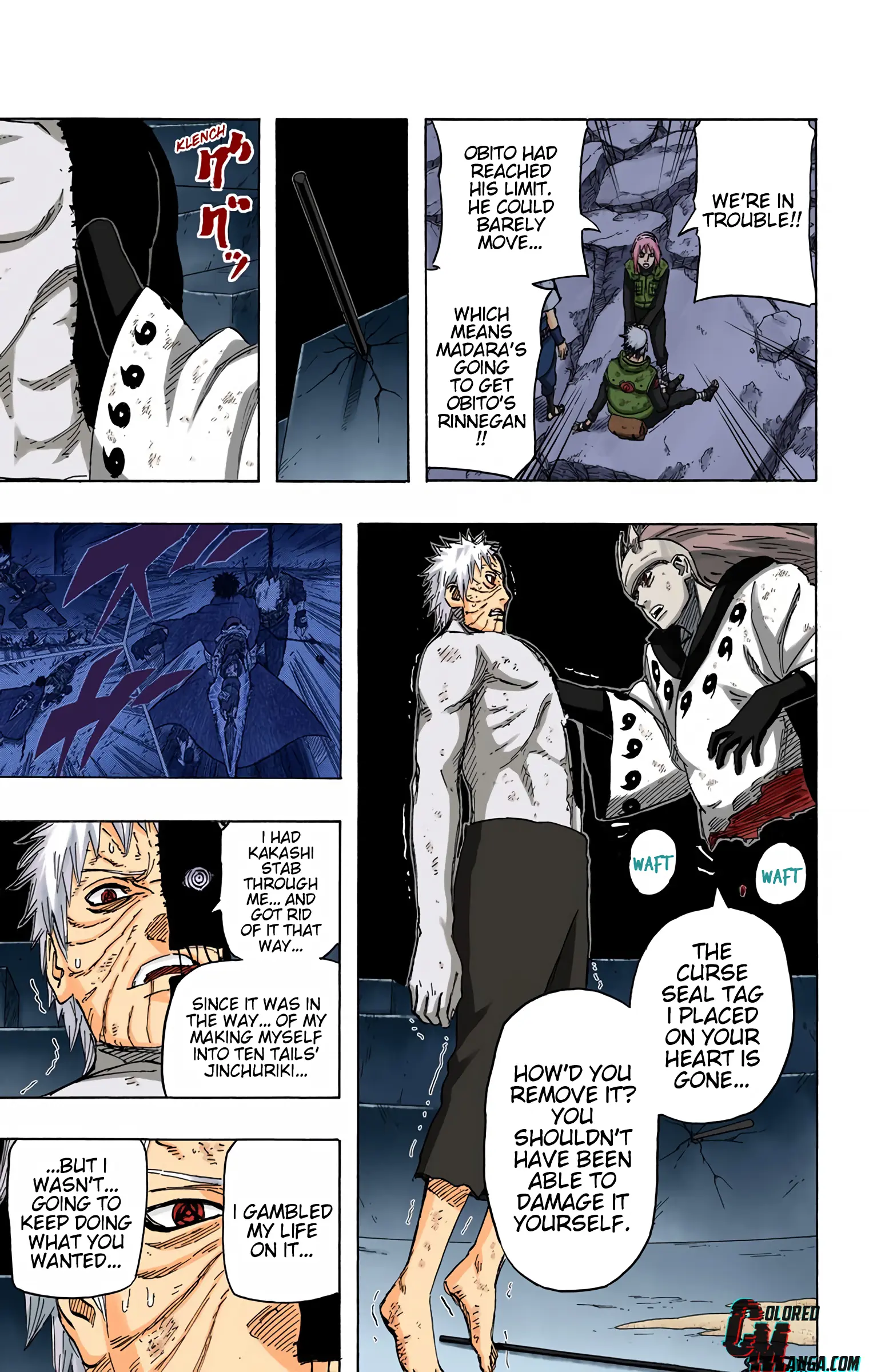 Naruto Colored Manga Online, chapter 675, page 5