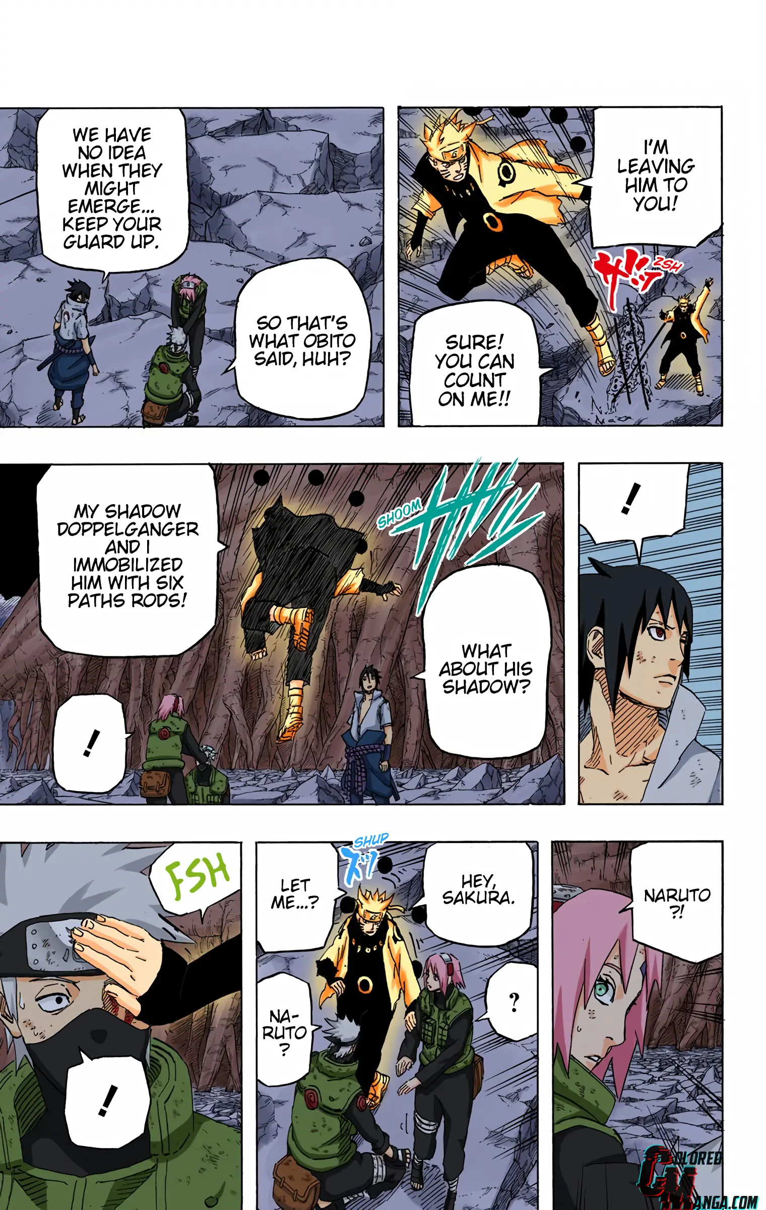 Naruto Colored Manga Online, chapter 675, page 11