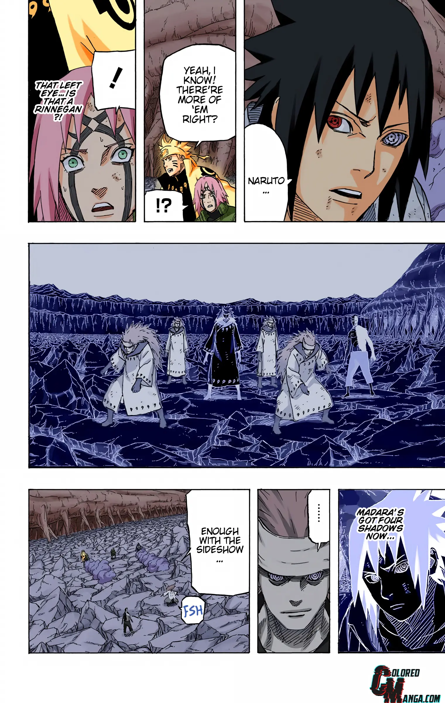 Naruto Colored Manga Online, chapter 676, page 8