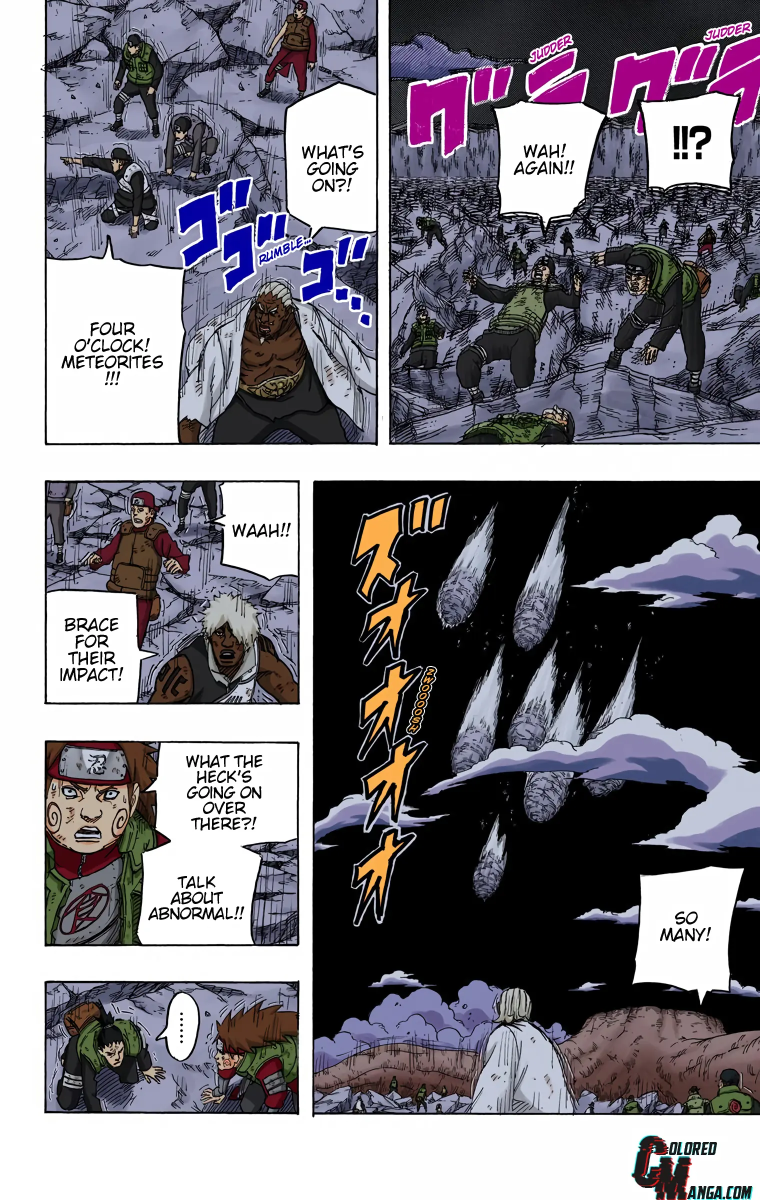 Naruto Colored Manga Online, chapter 677, page 2