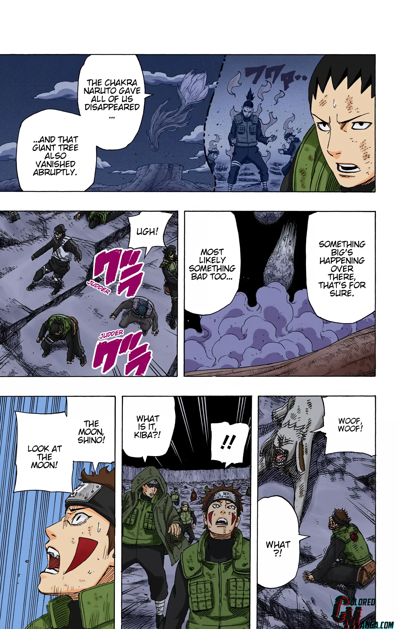 Naruto Colored Manga Online, chapter 677, page 3