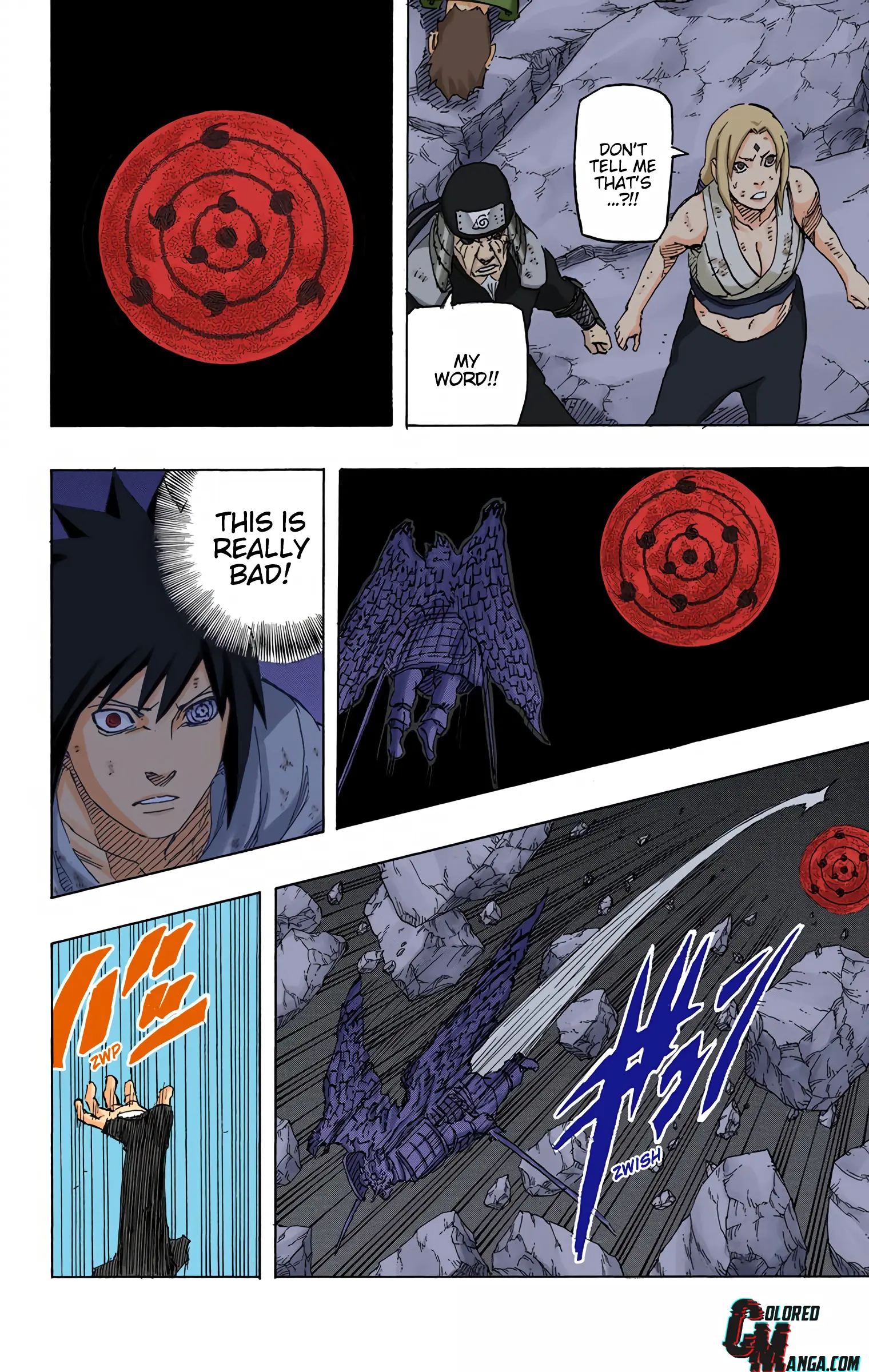 Naruto Colored Manga Online, chapter 677, page 4