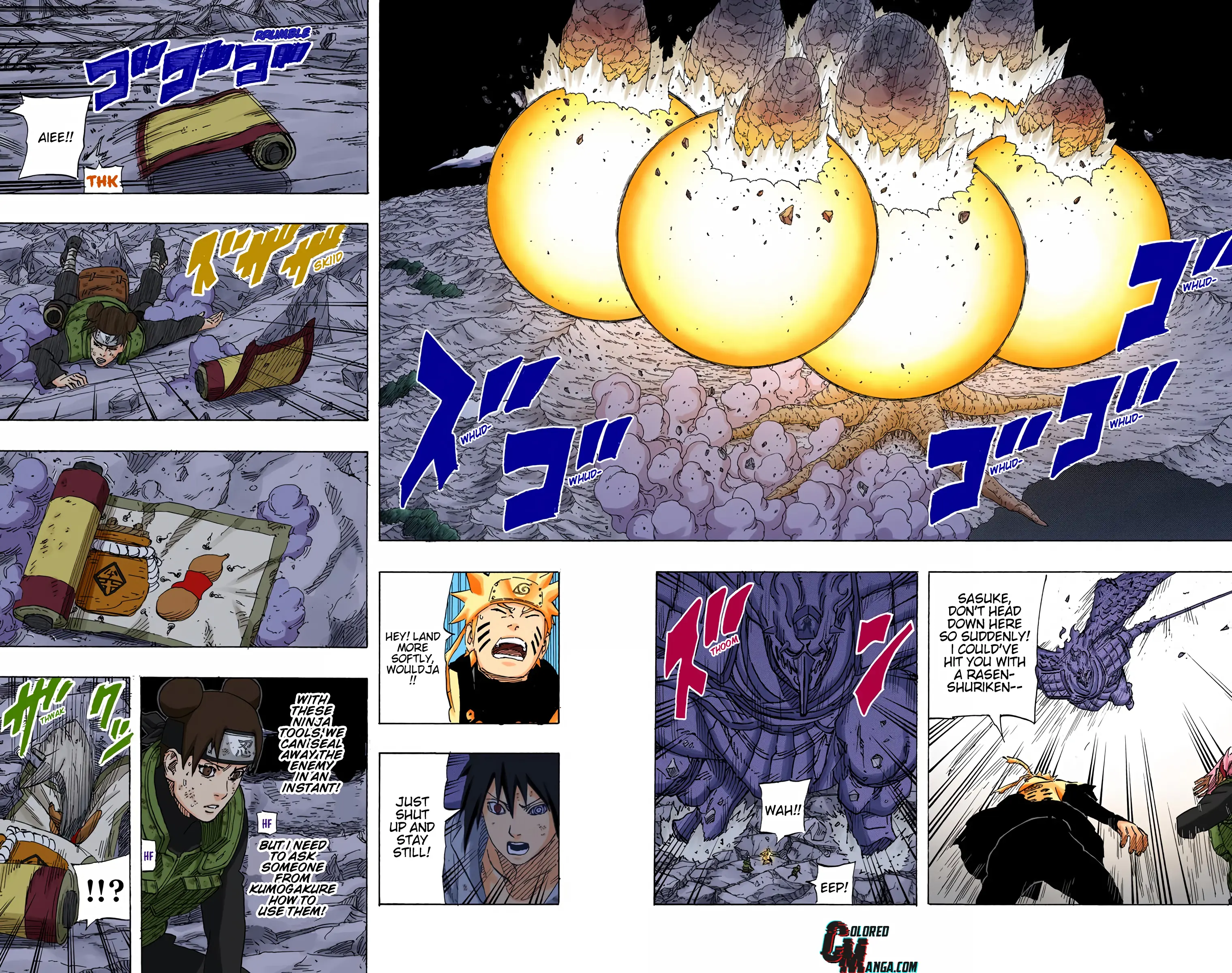 Naruto Colored Manga Online, chapter 677, page 6