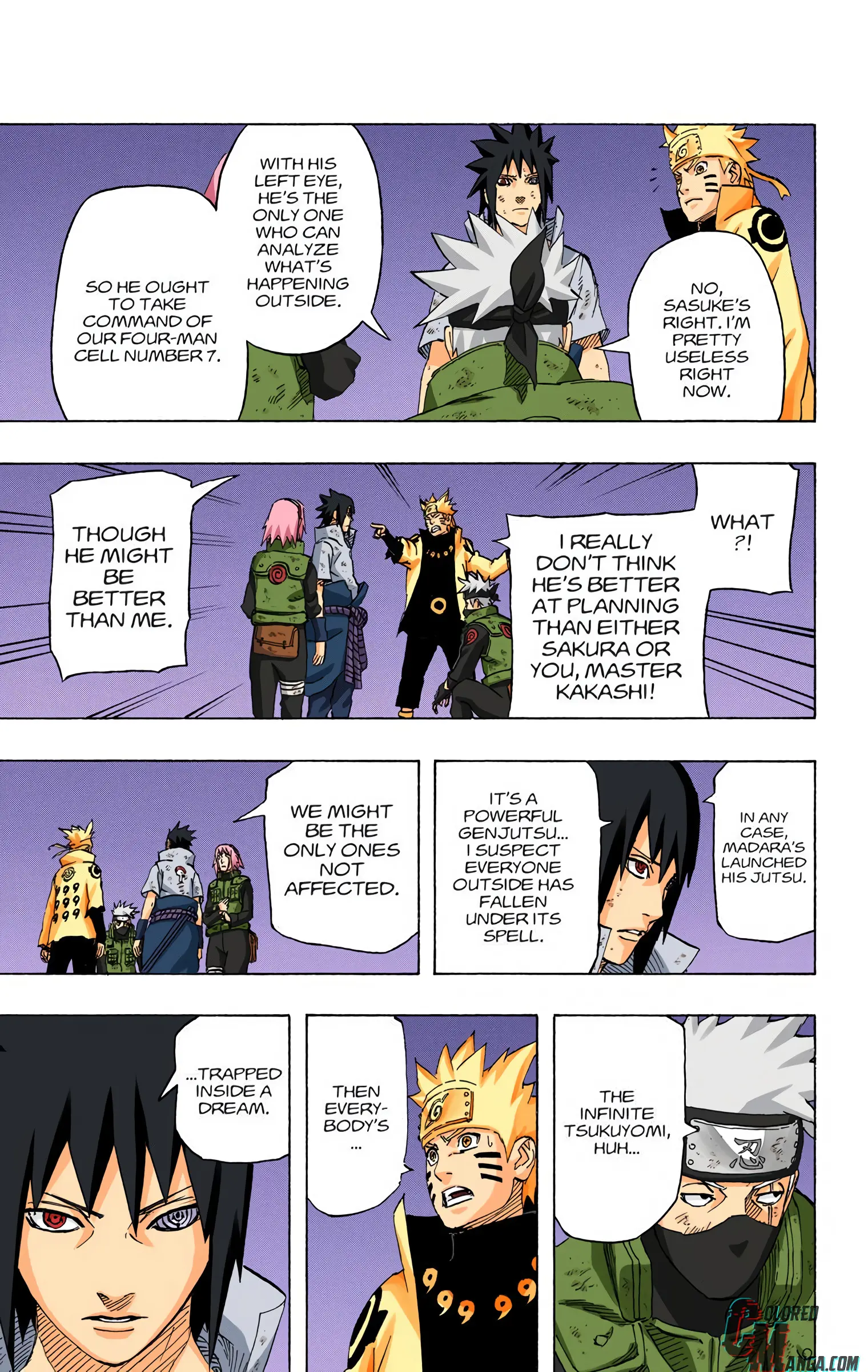 Naruto Colored Manga Online, chapter 678, page 3