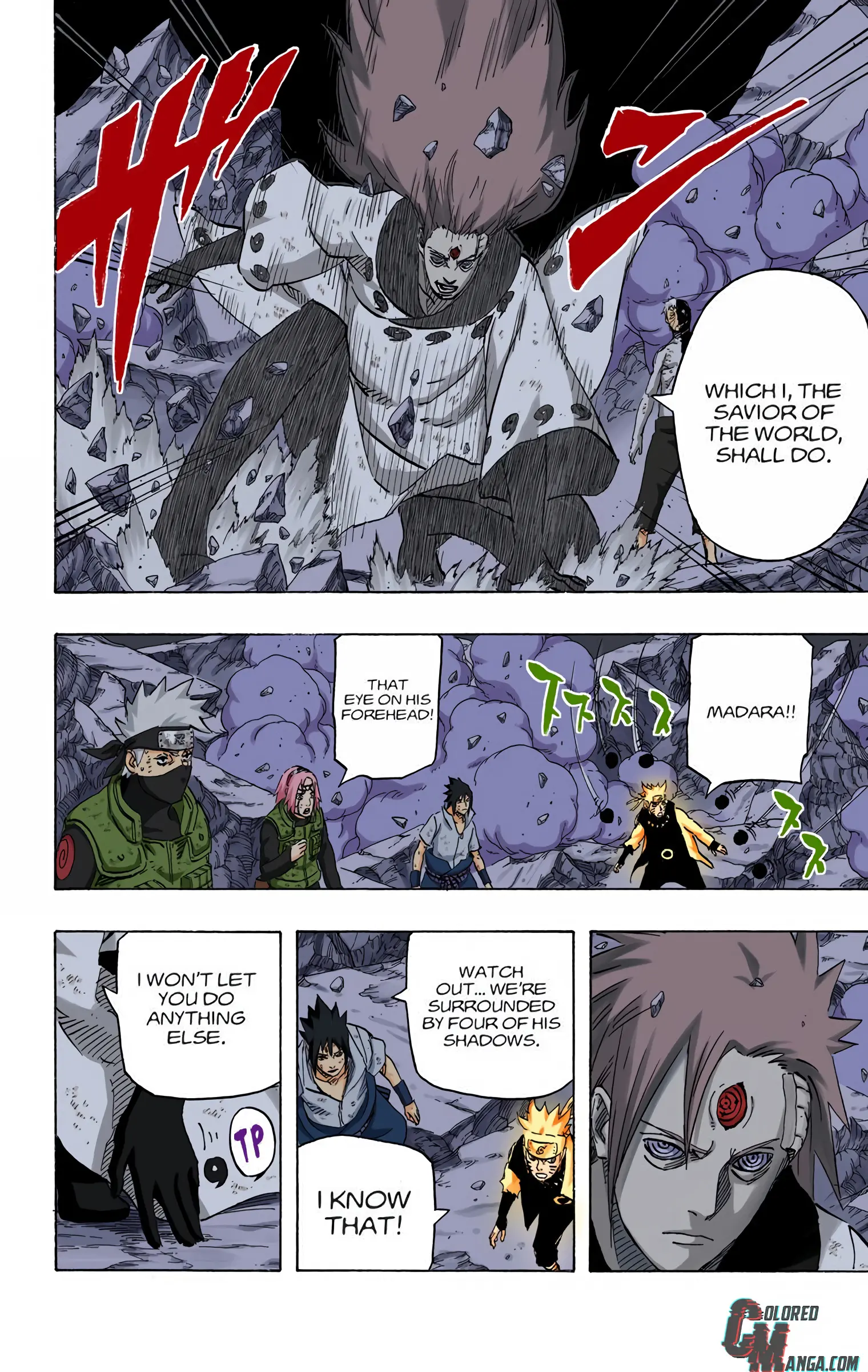 Naruto Colored Manga Online, chapter 678, page 12