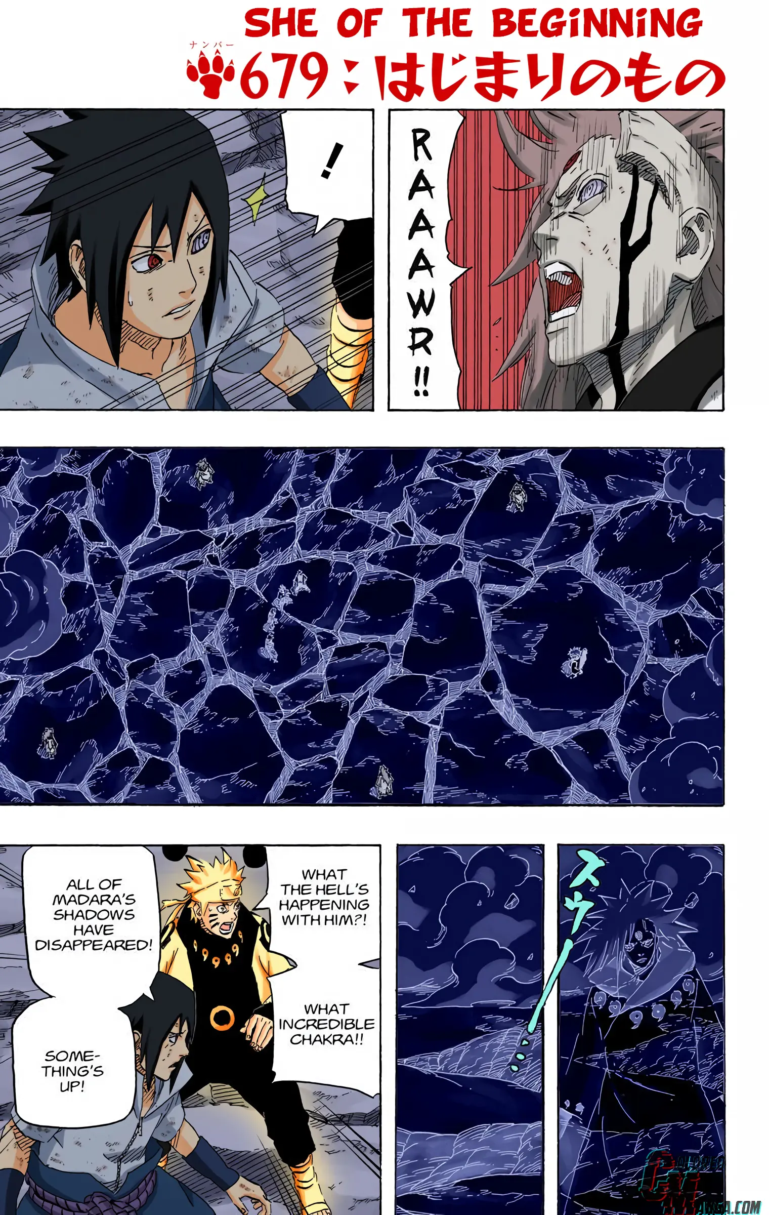 Naruto Colored Manga Online, chapter 679, page 1