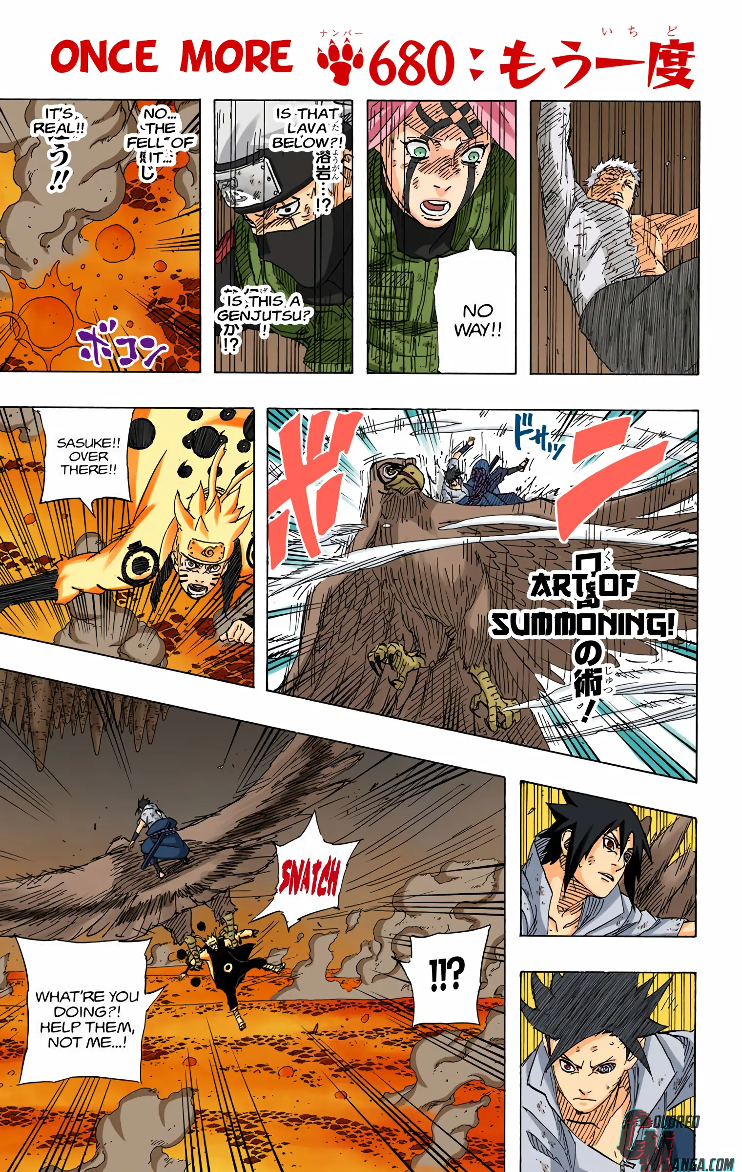 Naruto Colored Manga Online, chapter 680, page 7