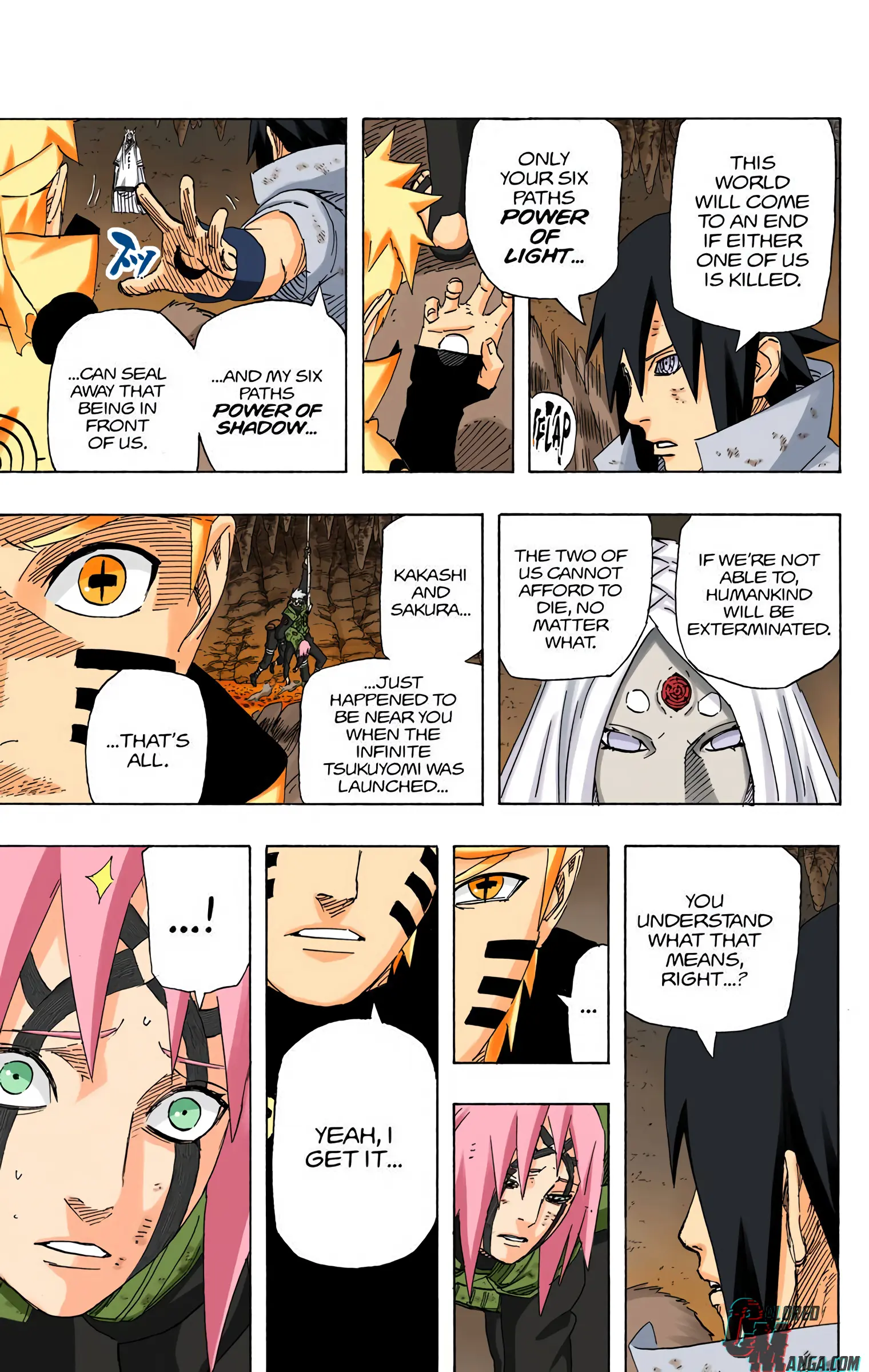 Naruto Colored Manga Online, chapter 680, page 11