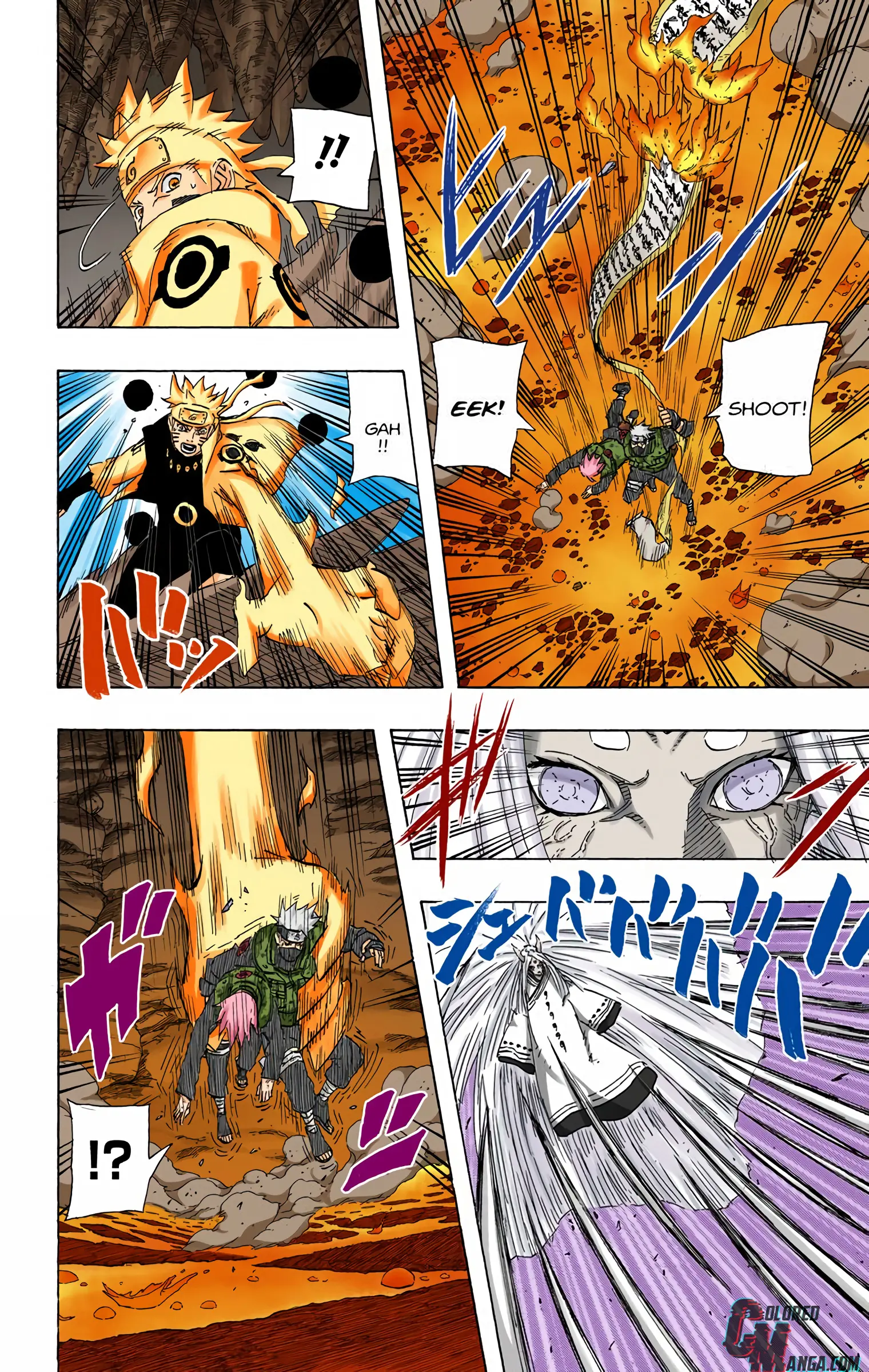 Naruto Colored Manga Online, chapter 680, page 14