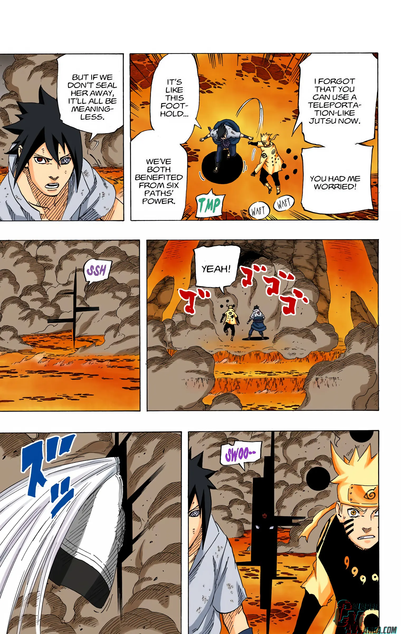 Naruto Colored Manga Online, chapter 681, page 3