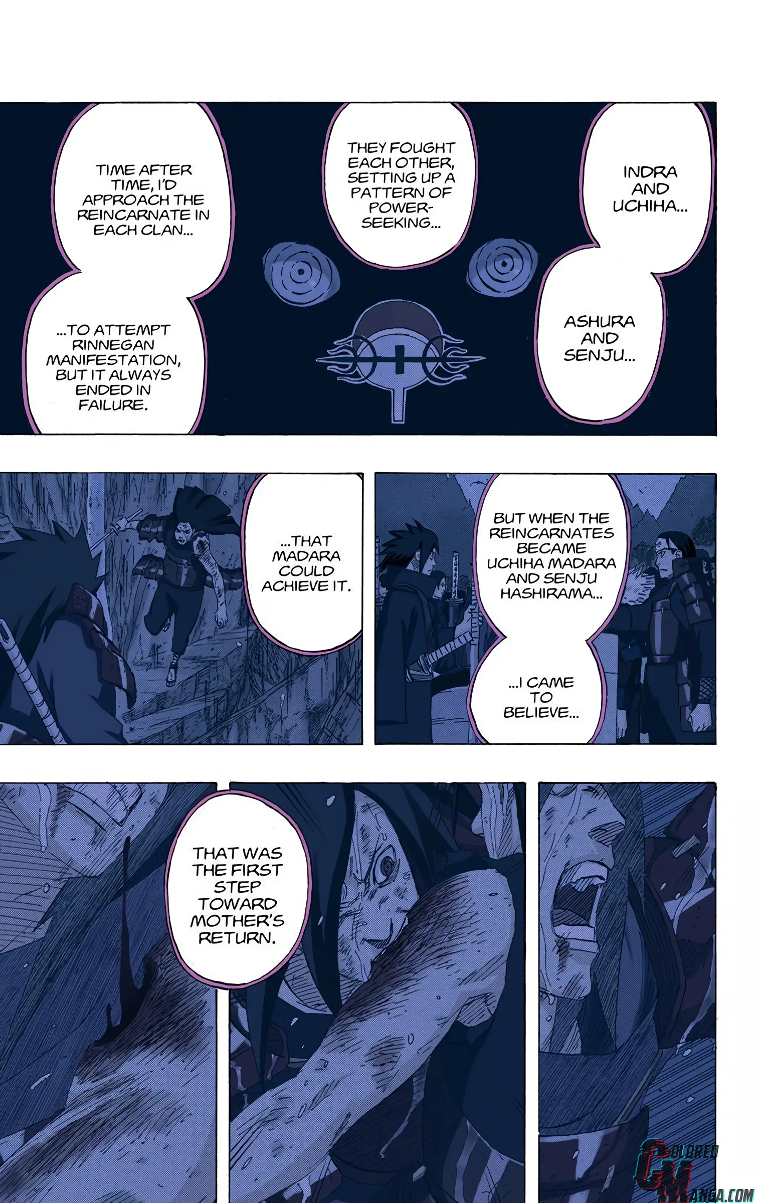 Naruto Colored Manga Online, chapter 681, page 11