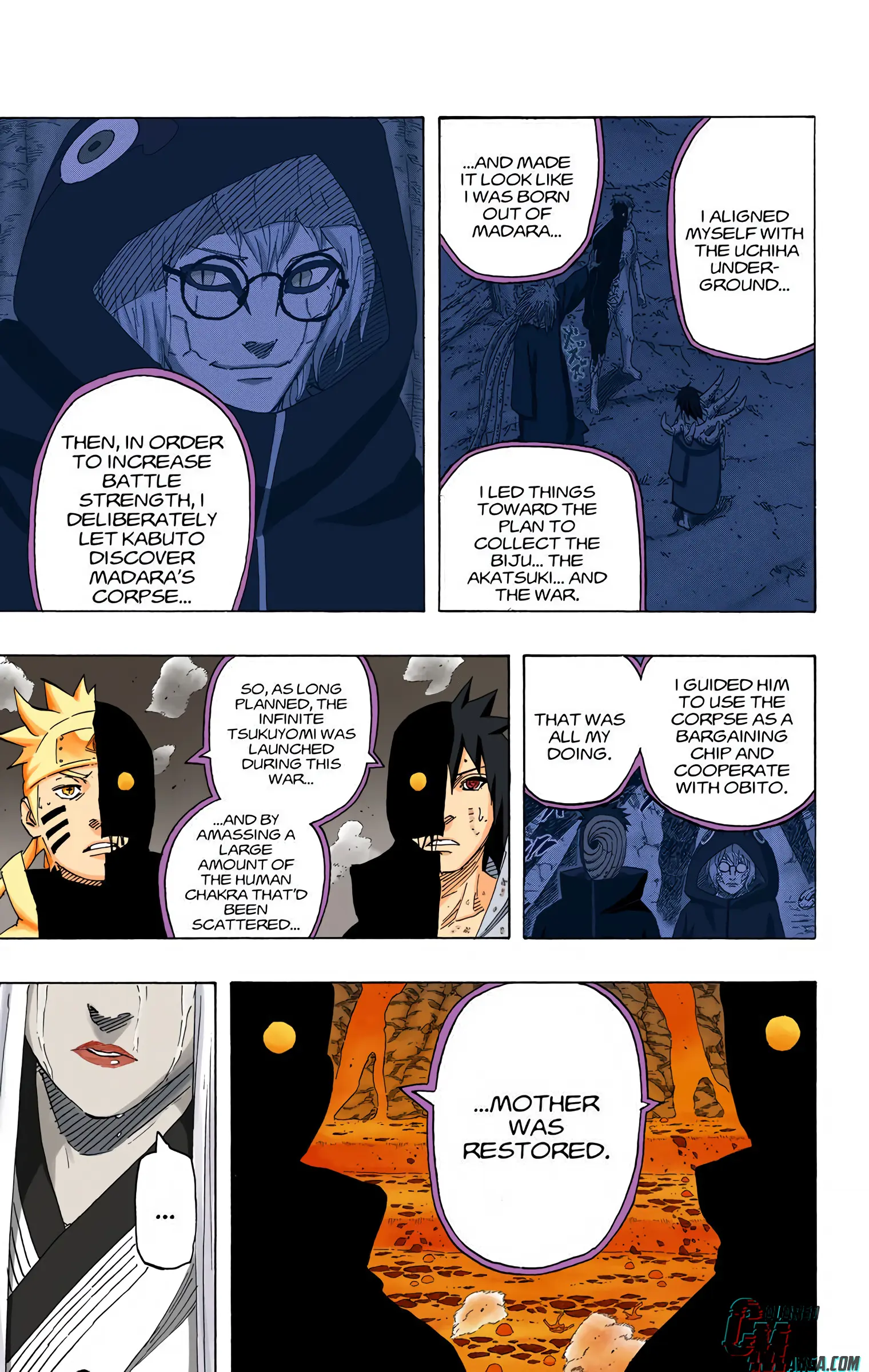 Naruto Colored Manga Online, chapter 681, page 15