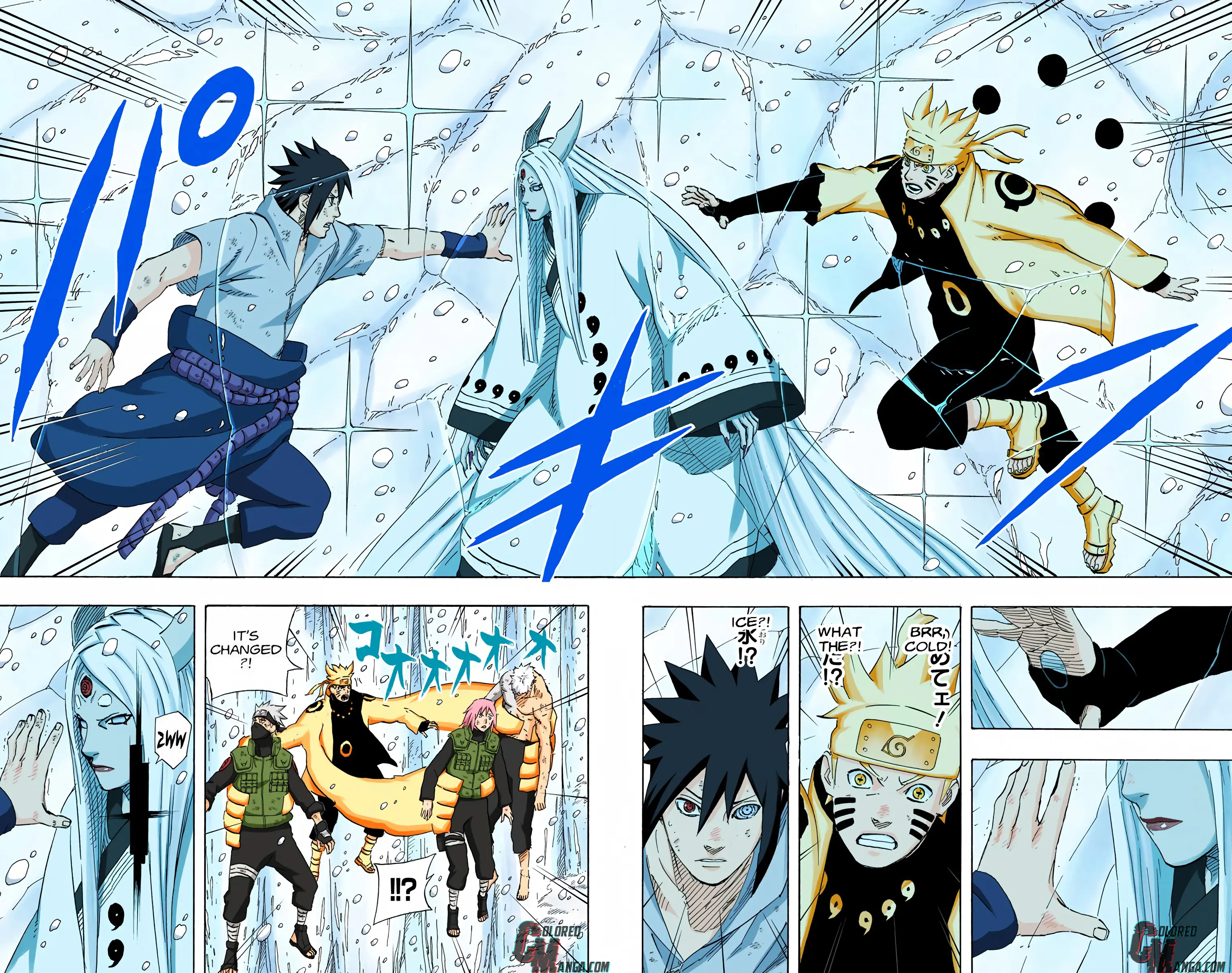 Naruto Colored Manga Online, chapter 682, page 9