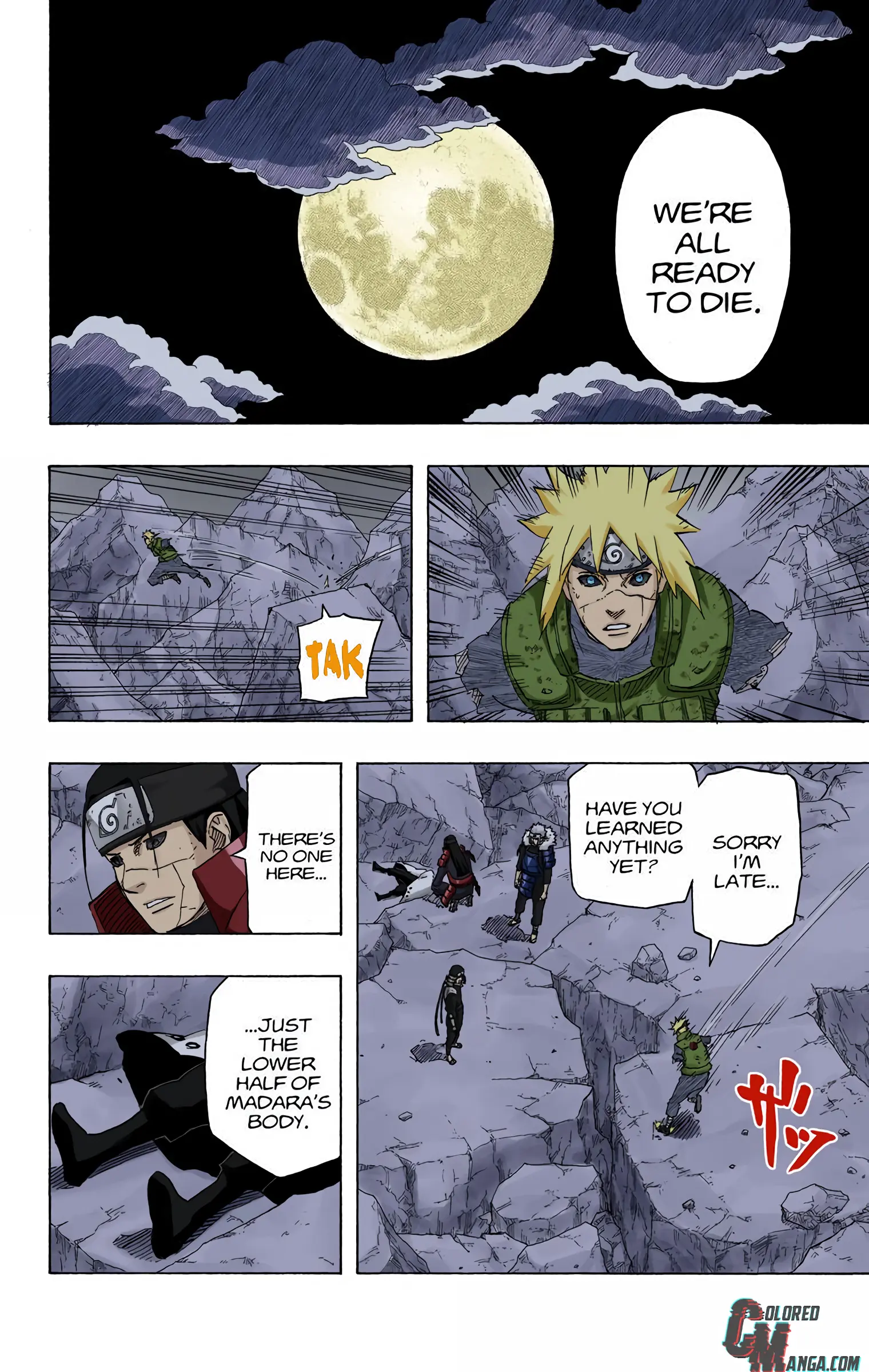 Naruto Colored Manga Online, chapter 683, page 8