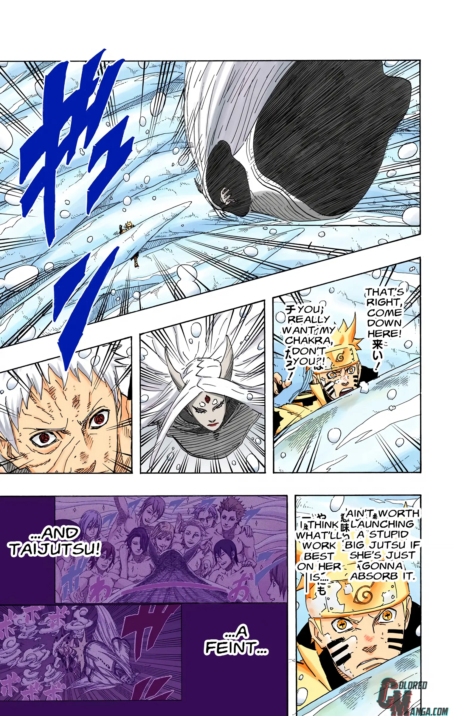 Naruto Colored Manga Online, chapter 684, page 3