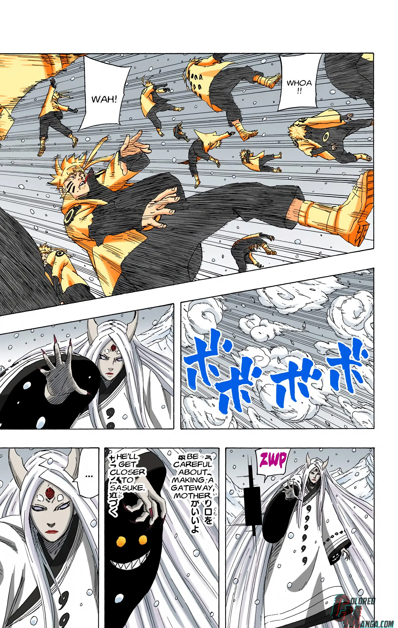 Naruto Colored Manga Online, chapter 685, page 9