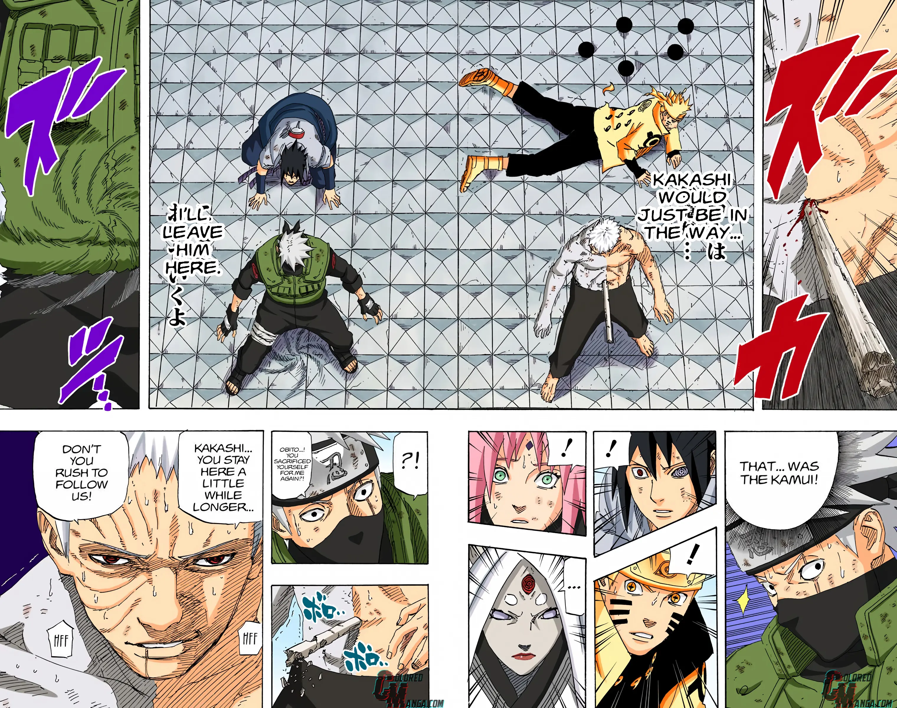 Naruto Colored Manga Online, chapter 686, page 19