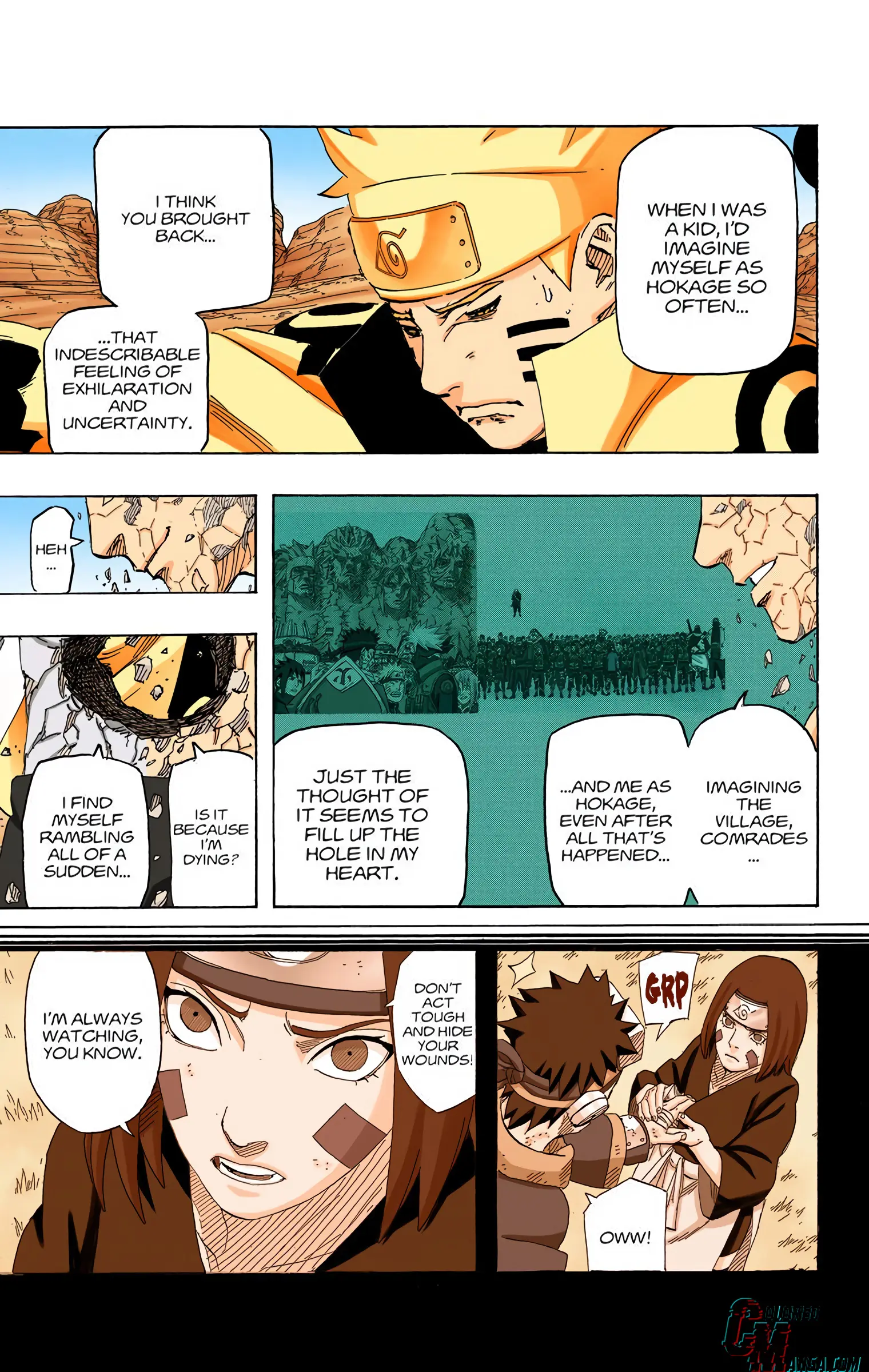 Naruto Colored Manga Online, chapter 687, page 9