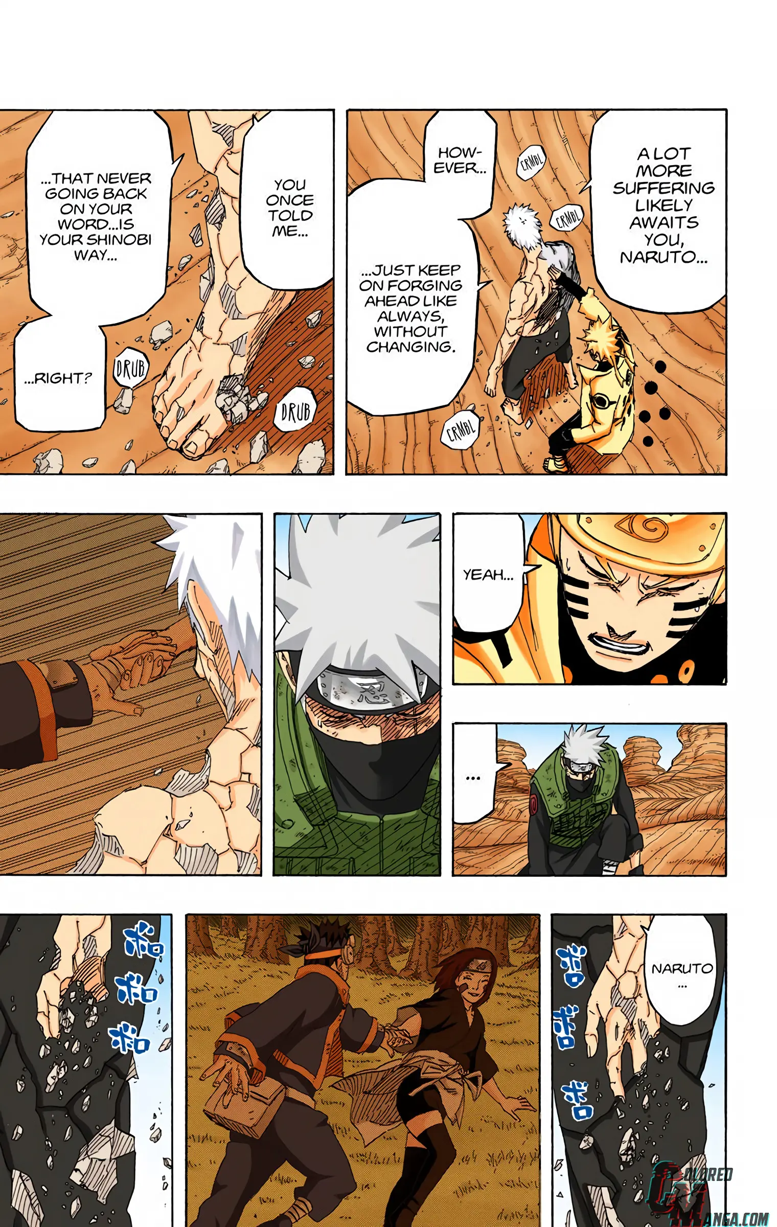 Naruto Colored Manga Online, chapter 687, page 11