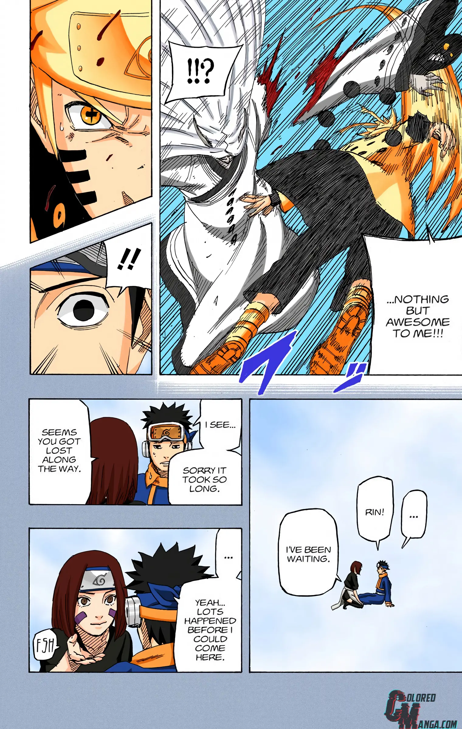 Naruto Colored Manga Online, chapter 687, page 16