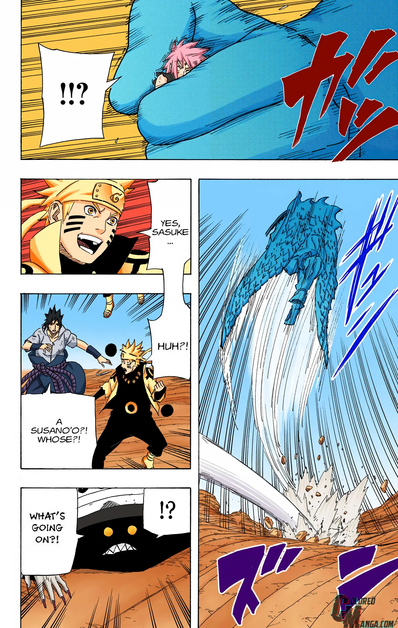 Naruto Colored Manga Online, chapter 688, page 14