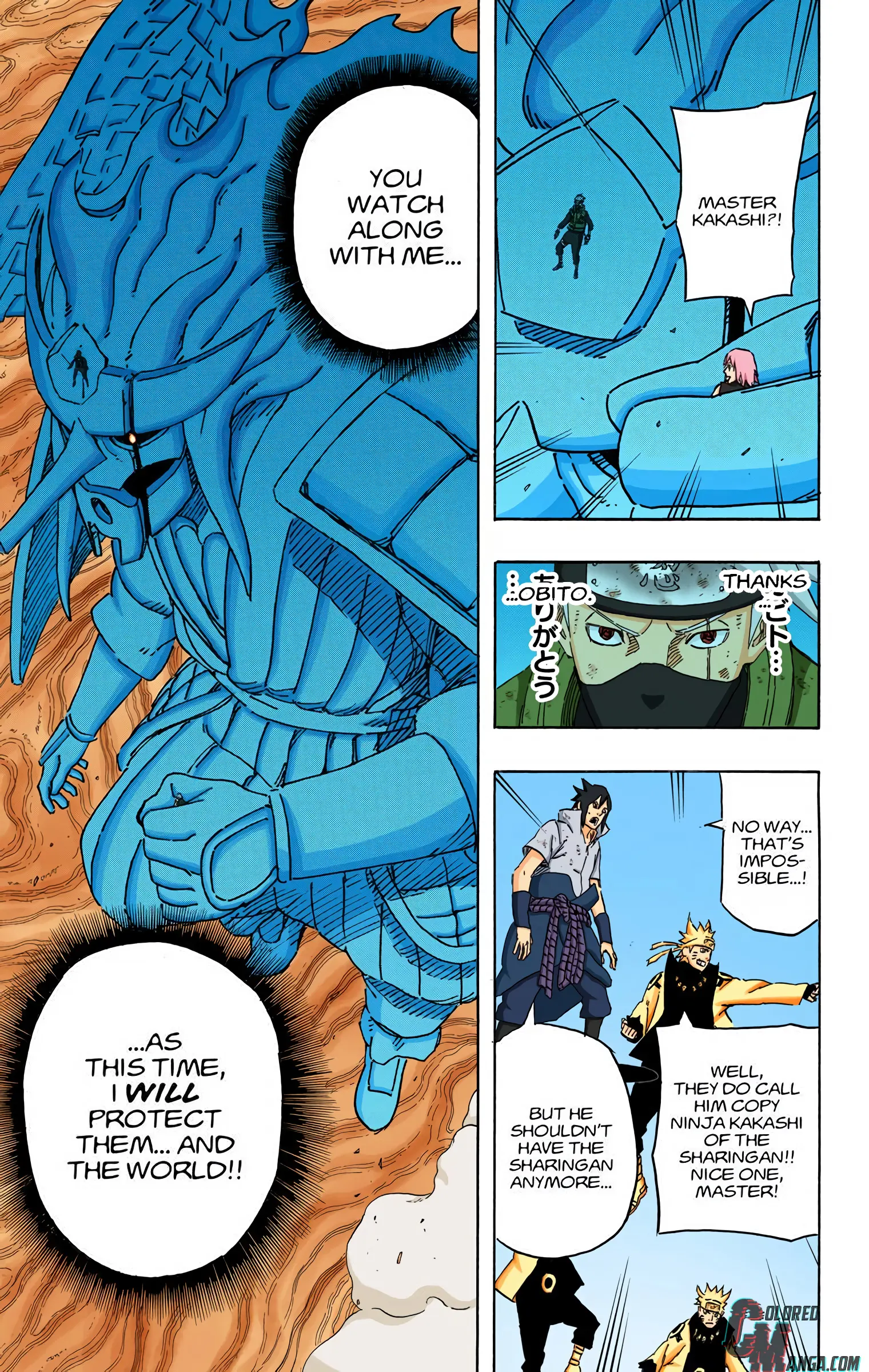Naruto Colored Manga Online, chapter 688, page 15