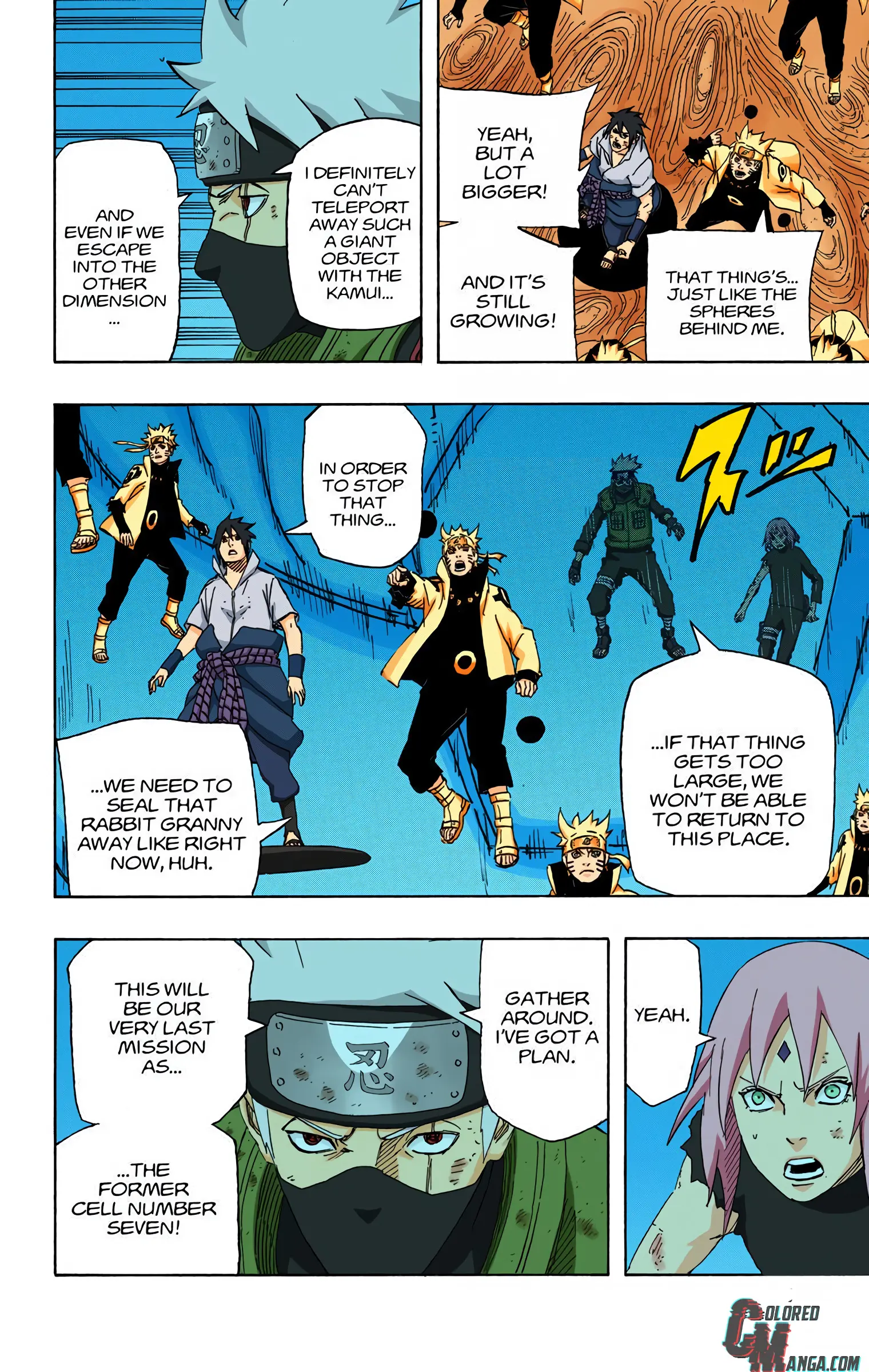 Naruto Colored Manga Online, chapter 689, page 6