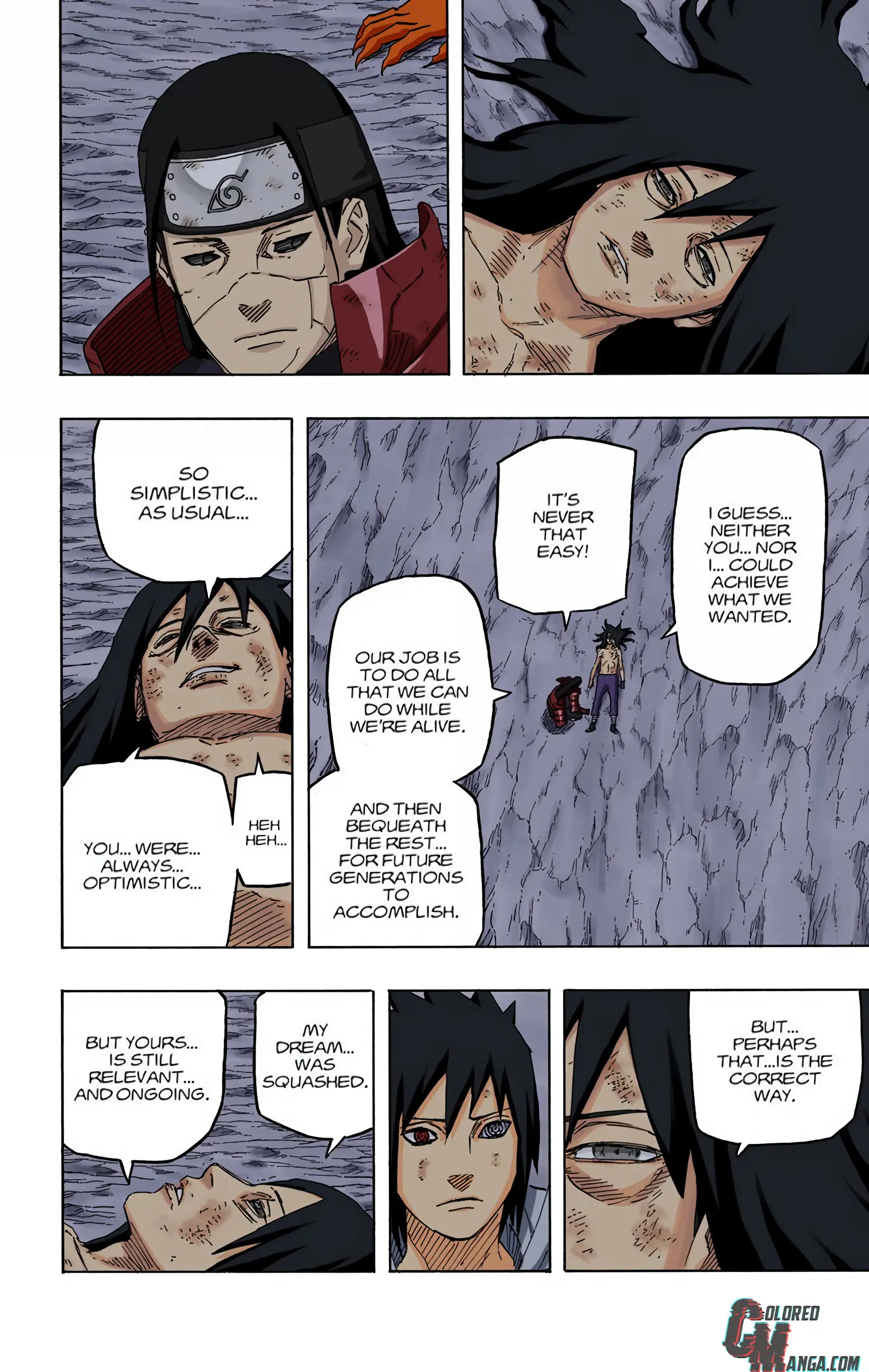 Naruto Colored Manga Online, chapter 691, page 15