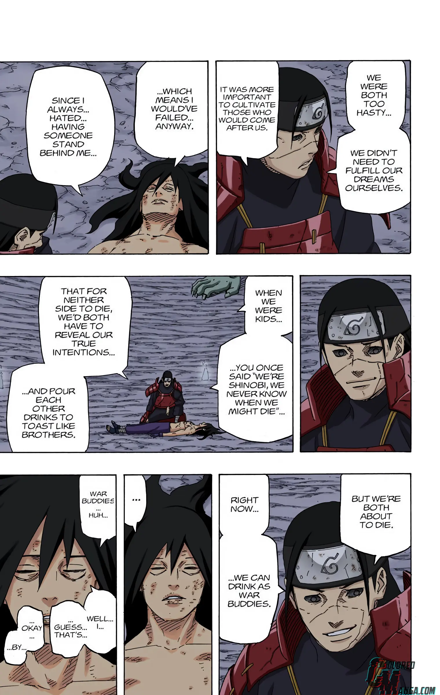 Naruto Colored Manga Online, chapter 691, page 16