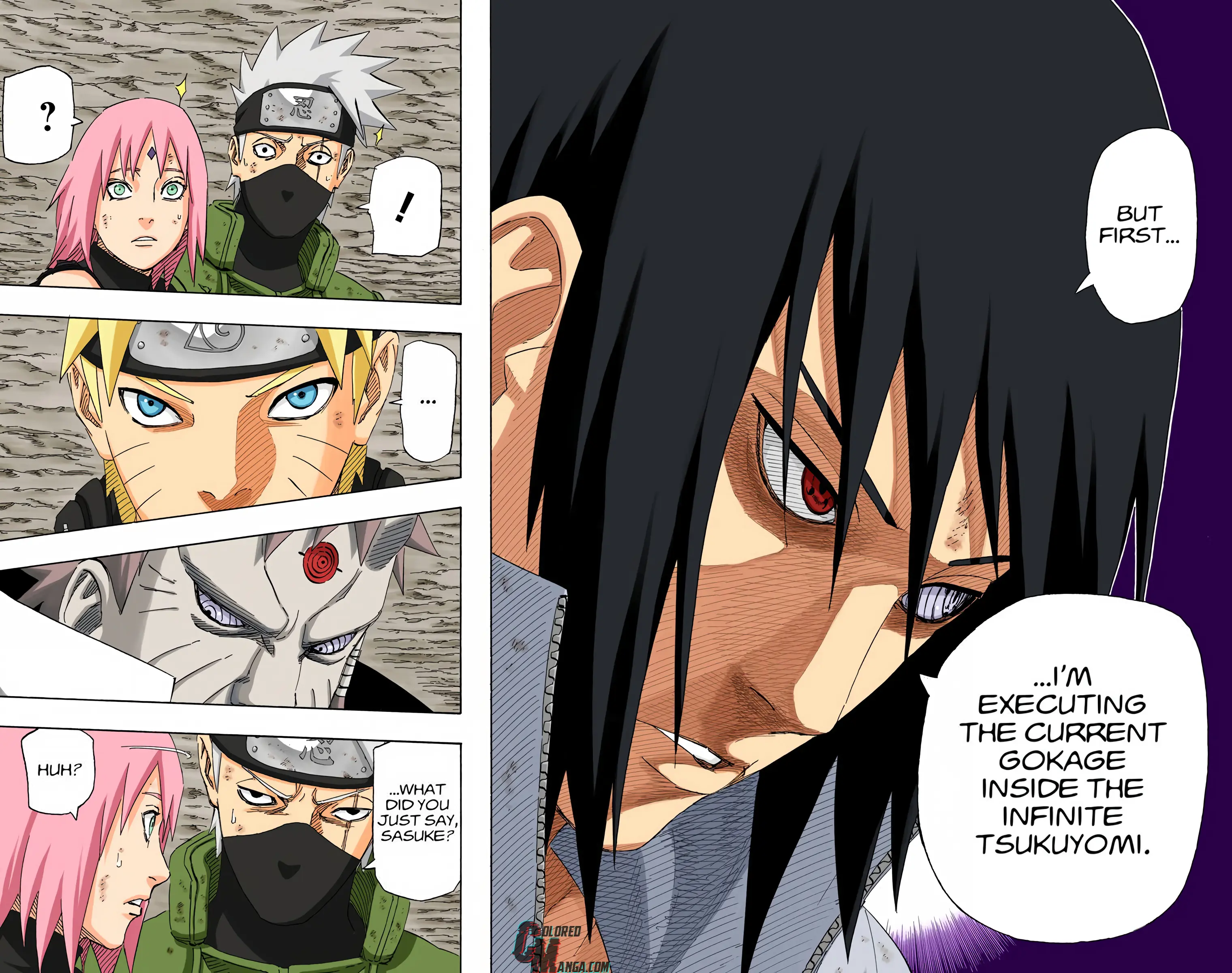 Naruto Colored Manga Online, chapter 692, page 7