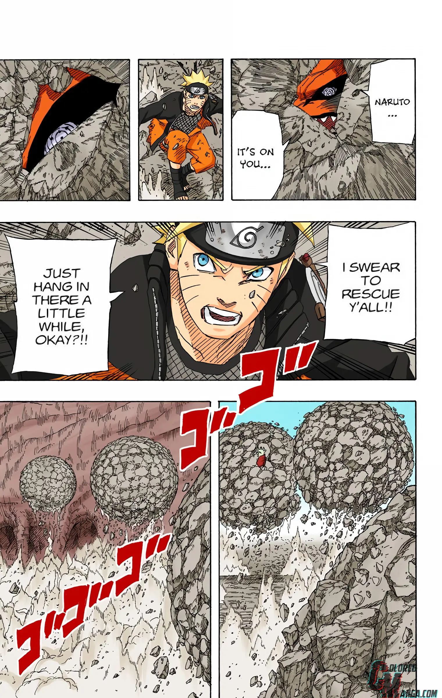 Naruto Colored Manga Online, chapter 692, page 13