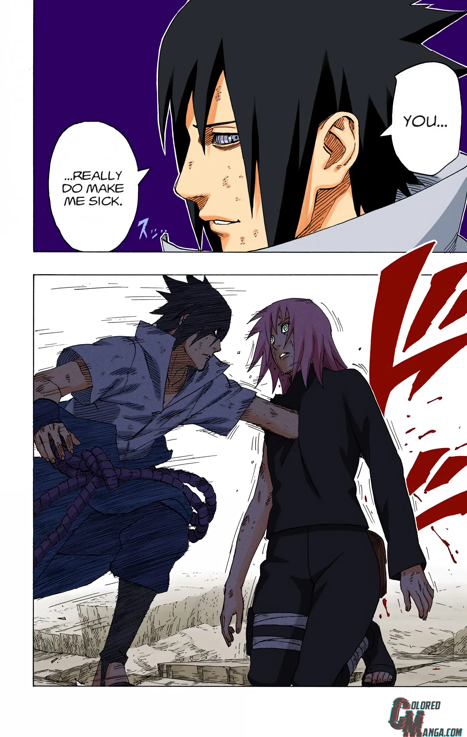 Naruto Colored Manga Online, chapter 693, page 6