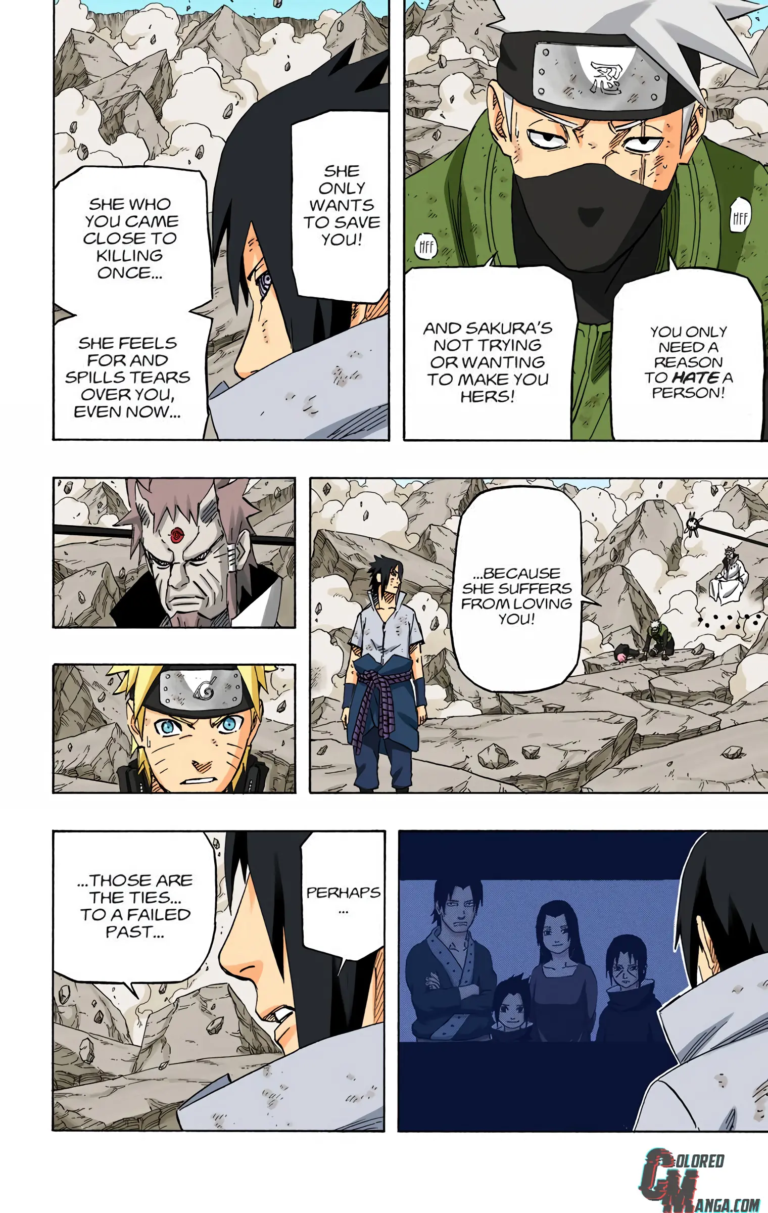 Naruto Colored Manga Online, chapter 693, page 8