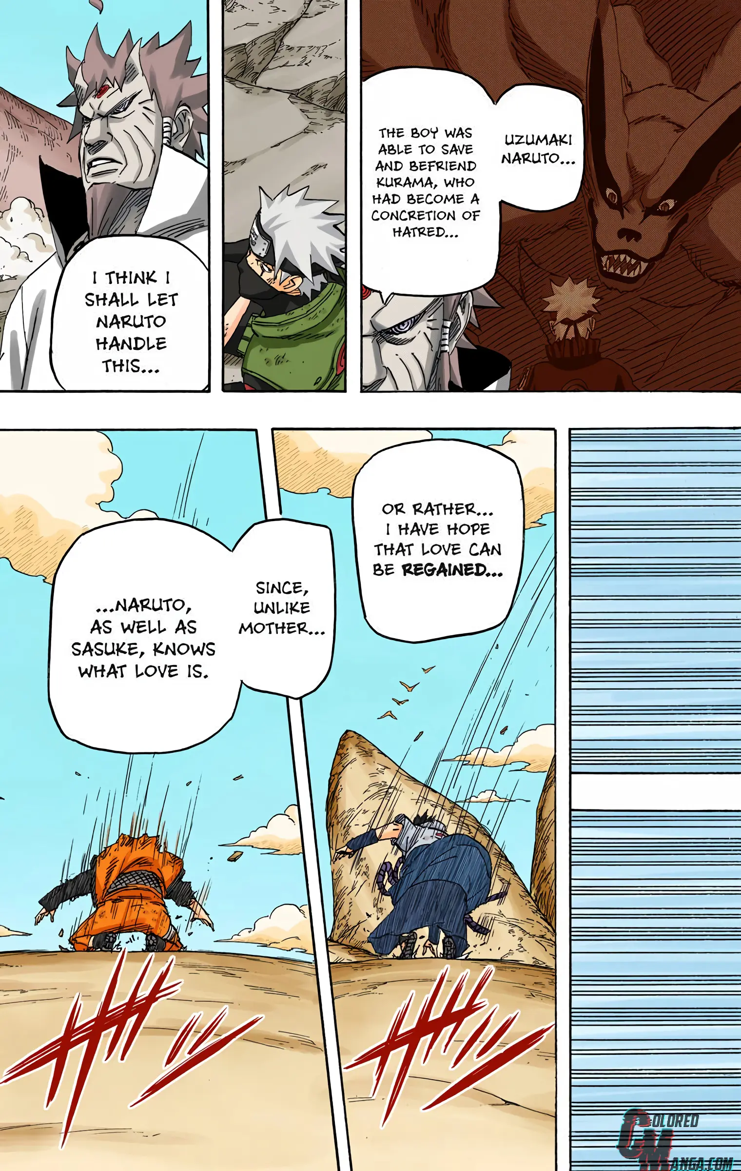 Naruto Colored Manga Online, chapter 693, page 13